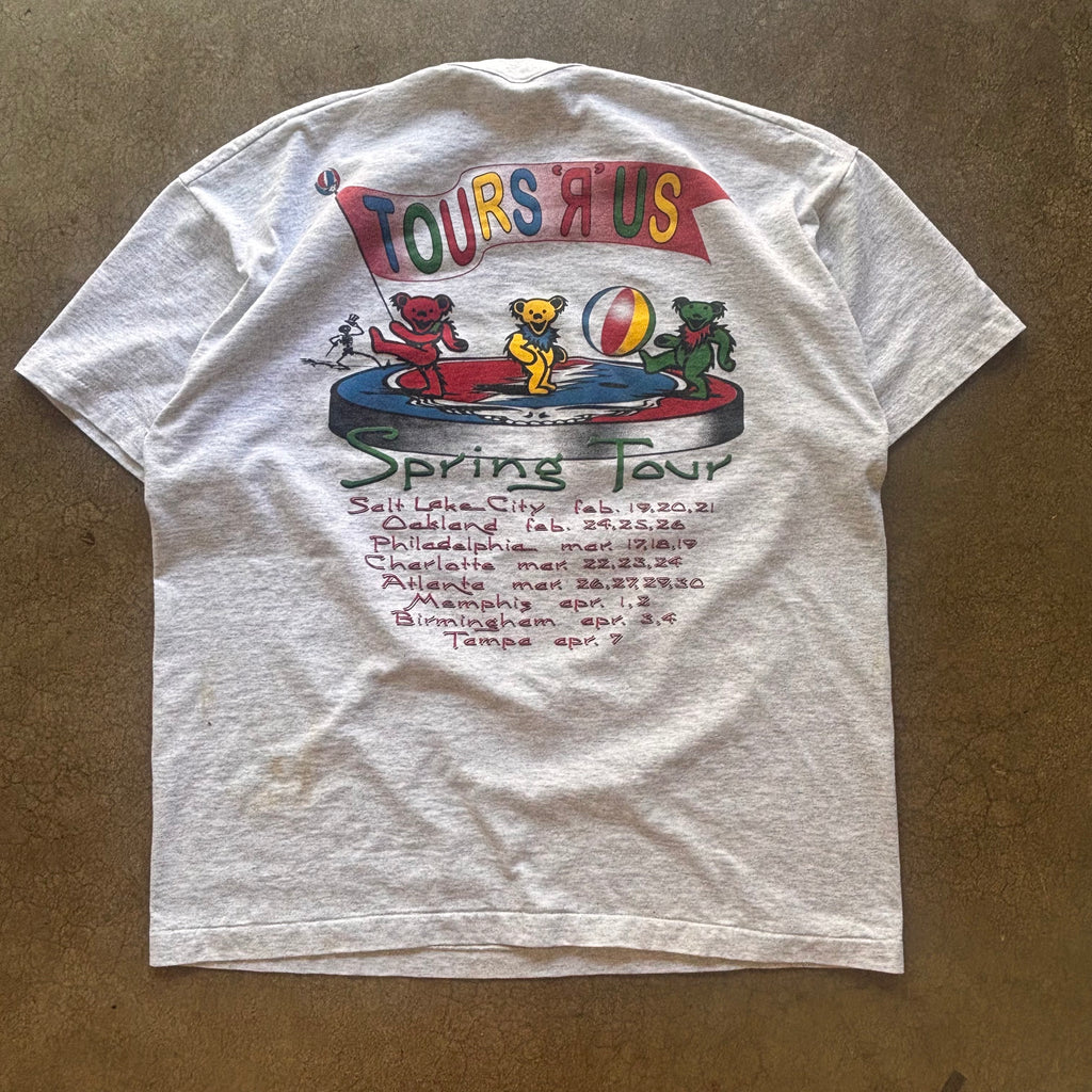 90s GRATEFUL DEAD TOUR’S US TEE  - XL