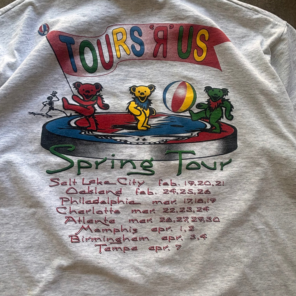 90s GRATEFUL DEAD TOUR’S US TEE  - XL