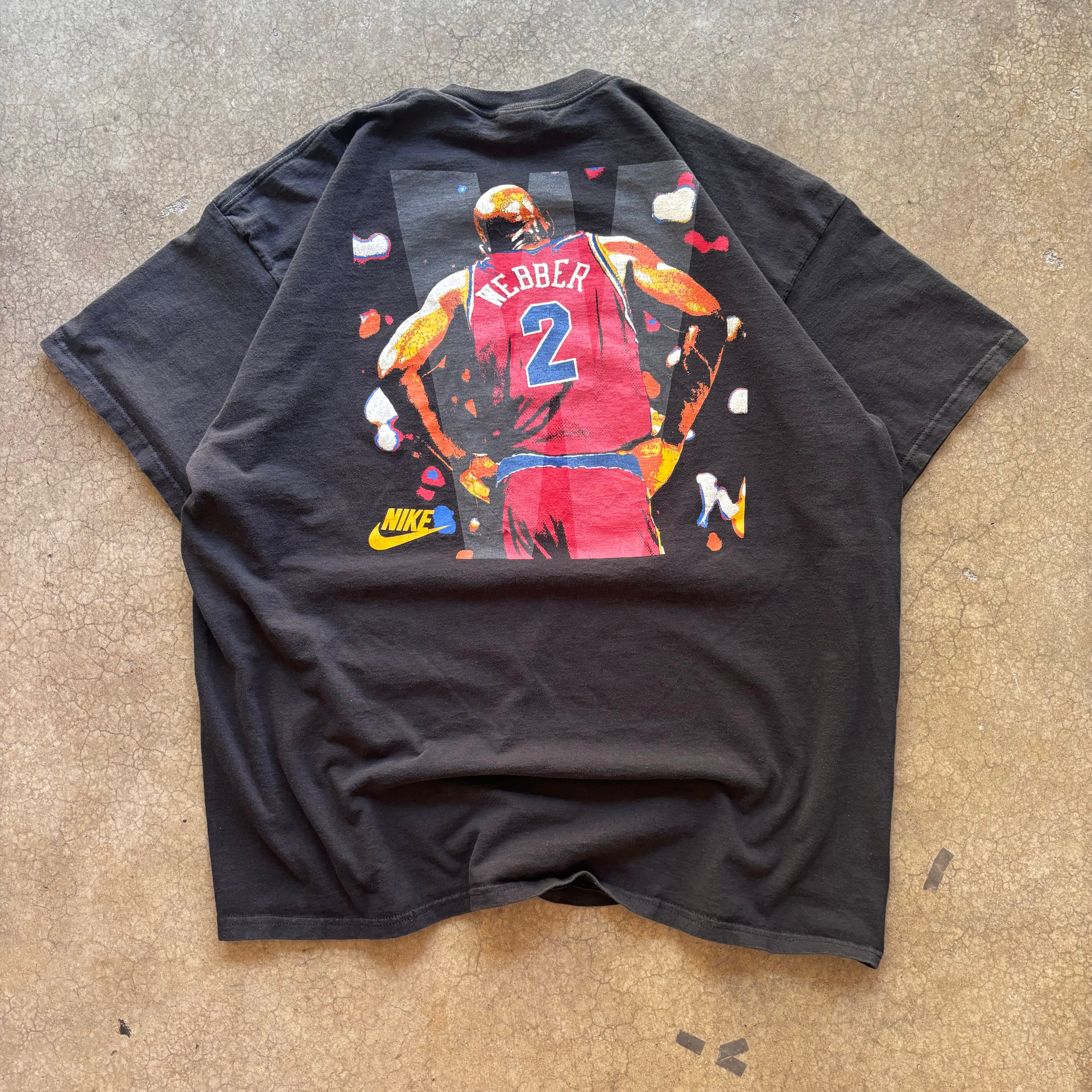90s NIKE CHRIS WEBBER TEE - XXL