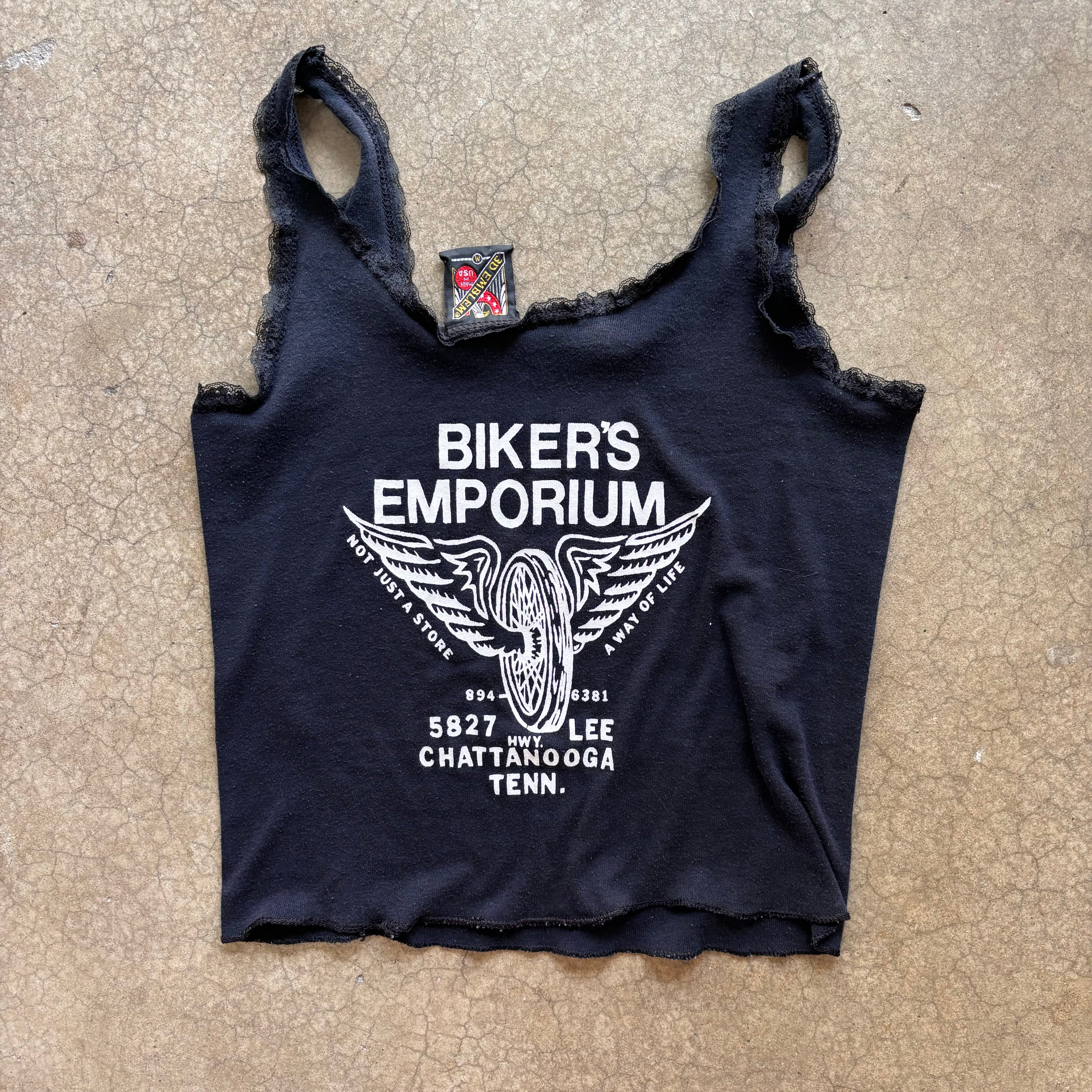 80s WOMENS 3D EMBLEM TANK - M