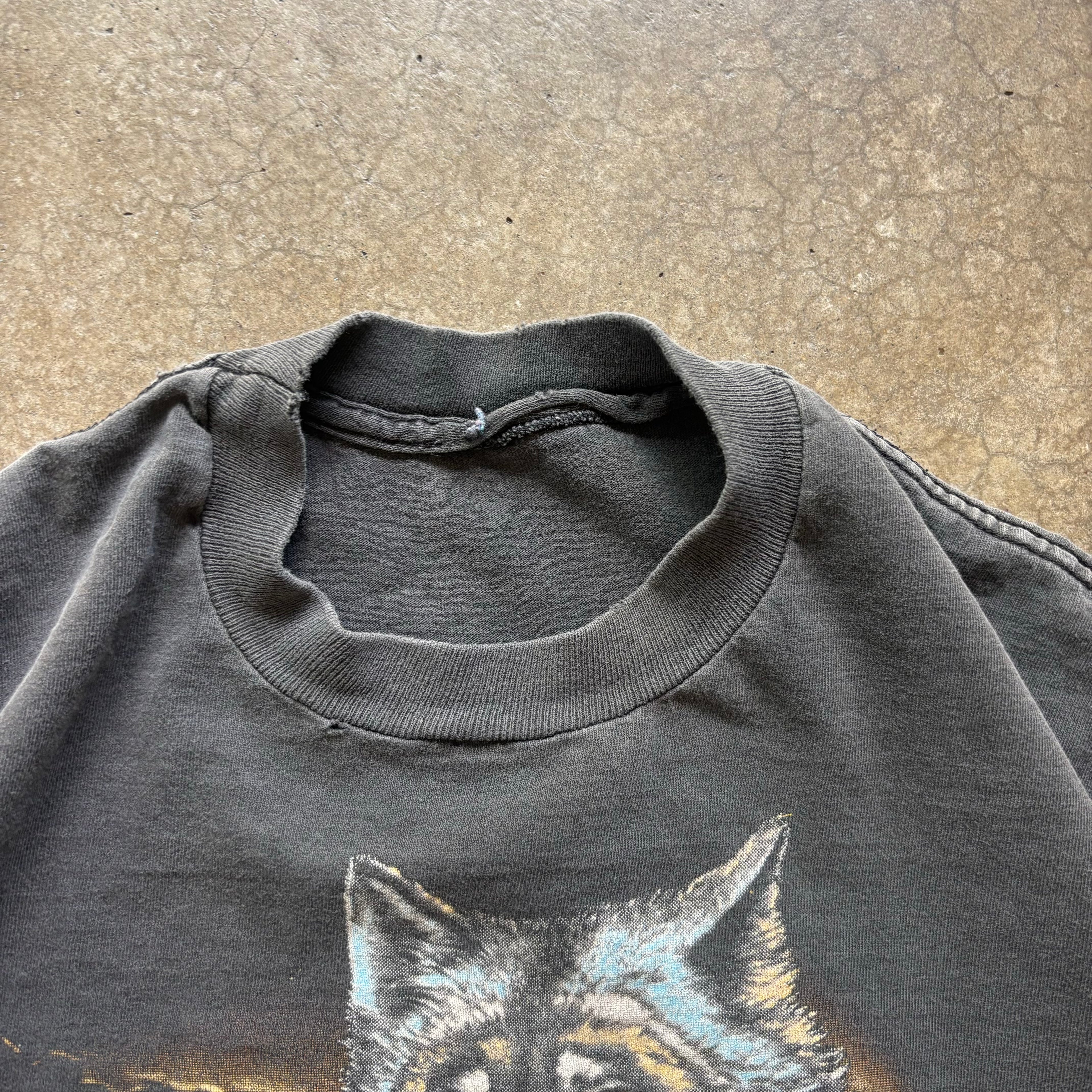 80s HARLEY SURVIVORS 3D EMBLEM TEE - XL