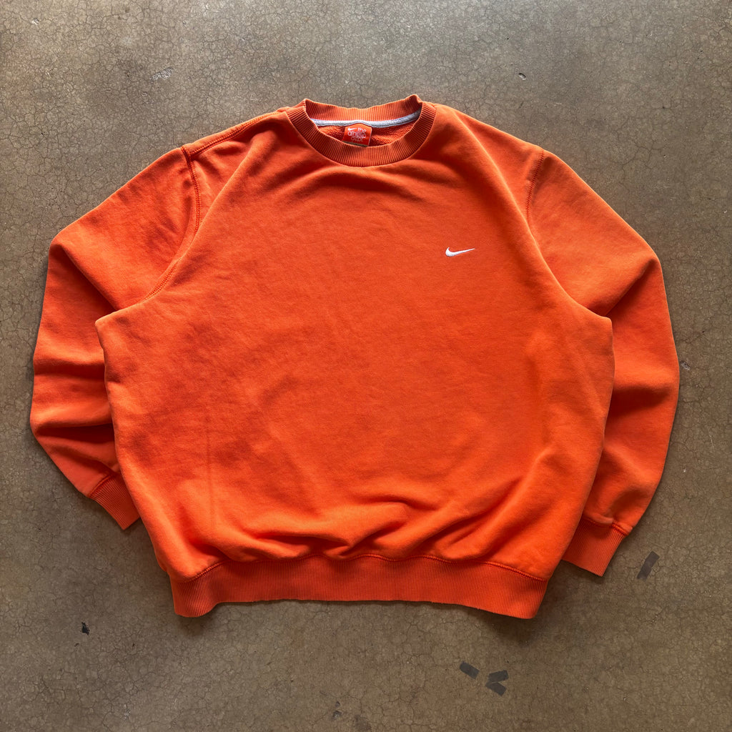 00s NIKE ORANGE CREWNECK - XL