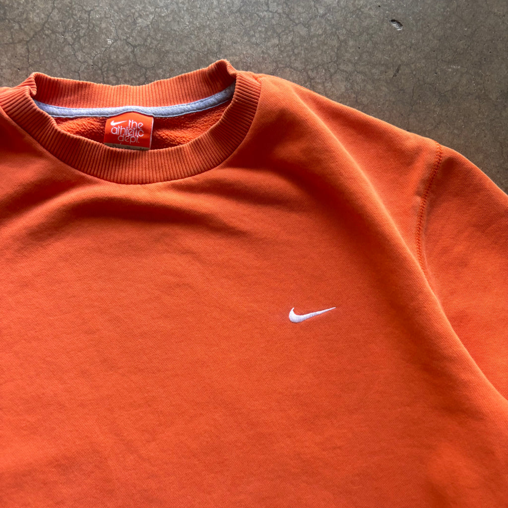 00s NIKE ORANGE CREWNECK - XL