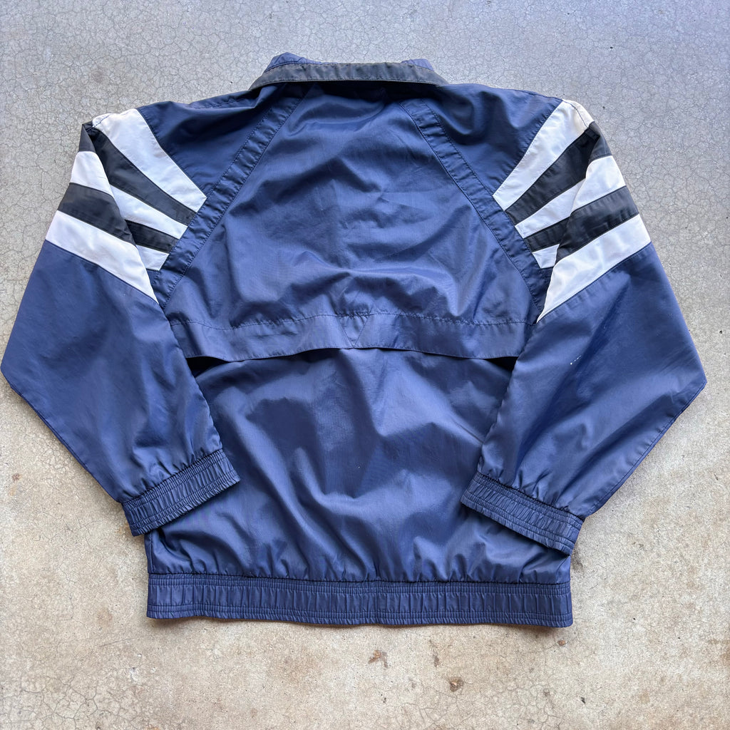 90s BLUE ADIDAS WINDBREAKER - S