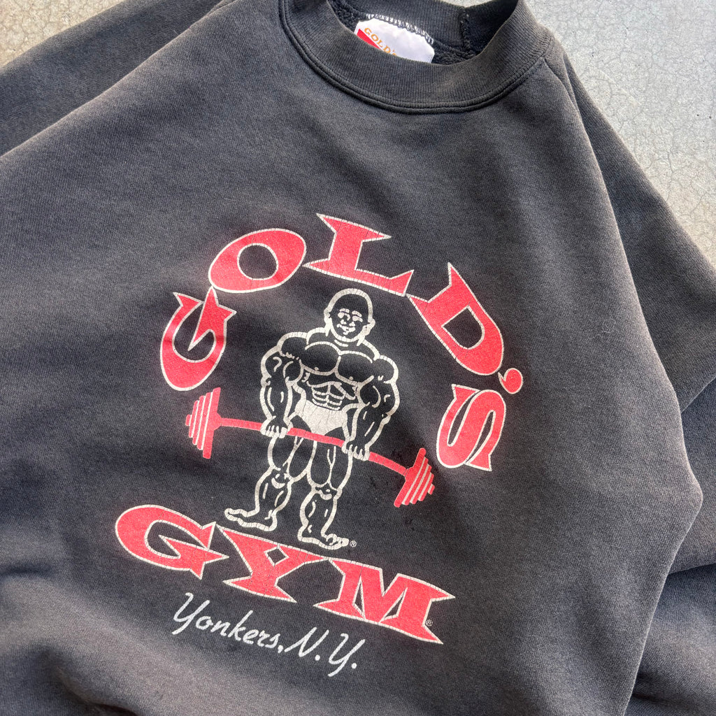 90s GOLD'S GYM CREWNECK - M