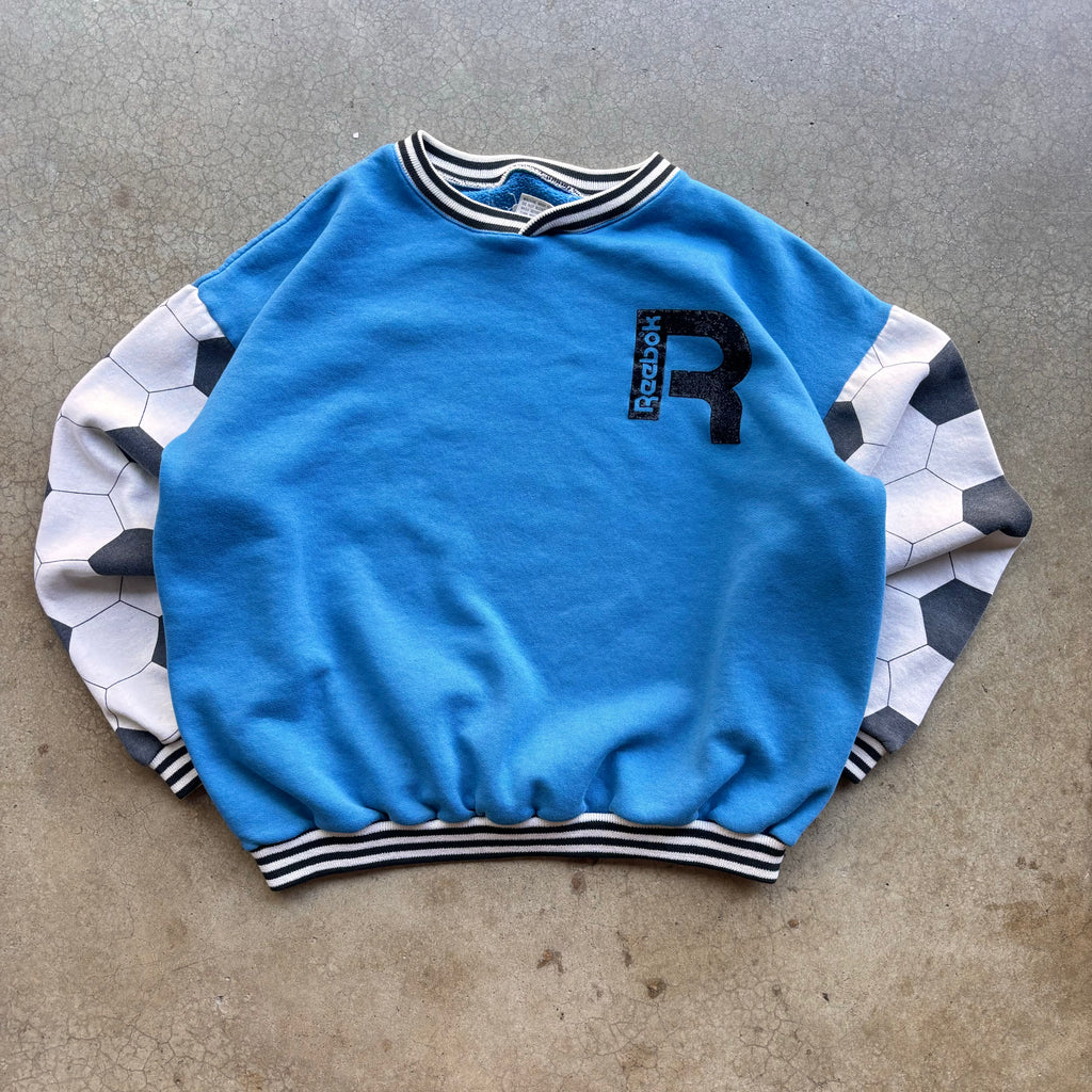 90s REEBOK SOCCER CREWNECK - M