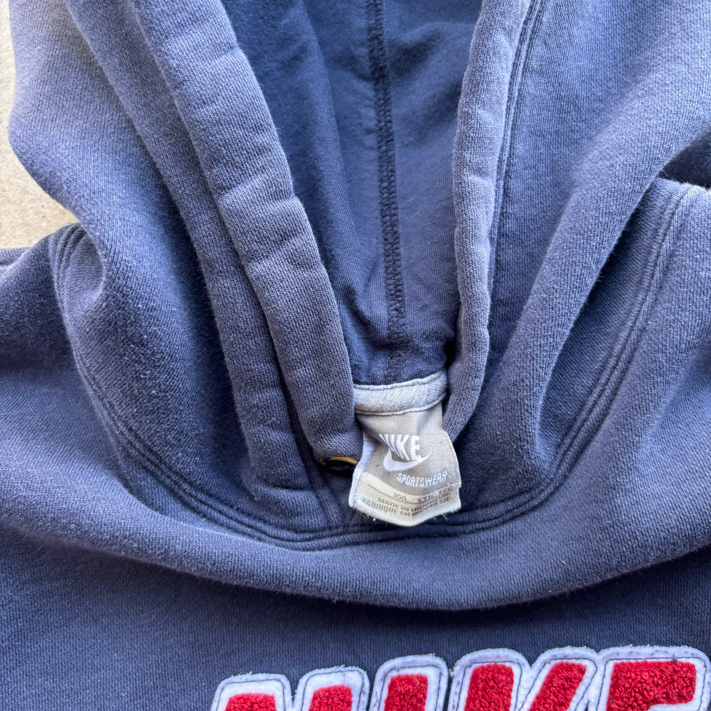 00s NIKE NAVY HOODIE - XXL