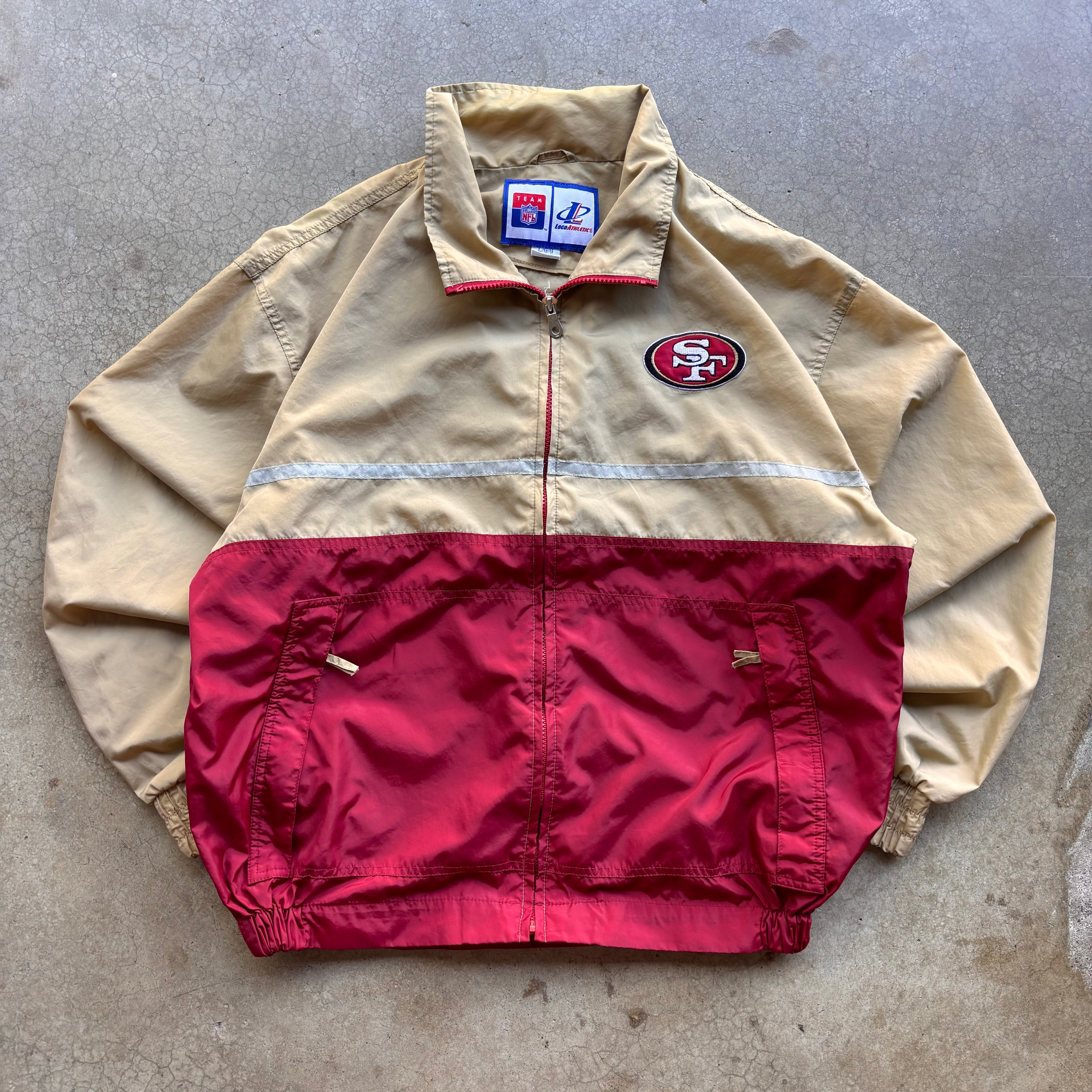 90s 49ERS WINDBREAKER - L