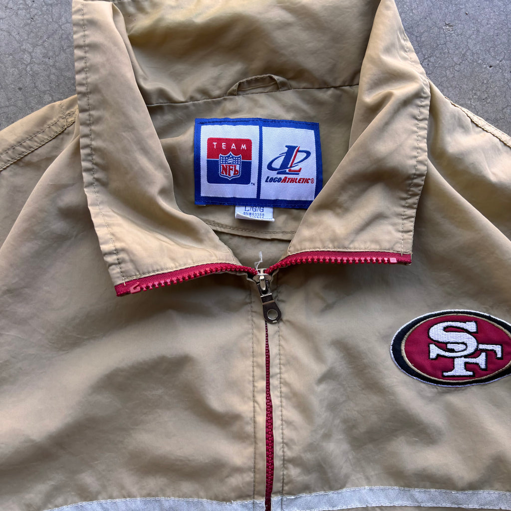 90s 49ERS WINDBREAKER - L