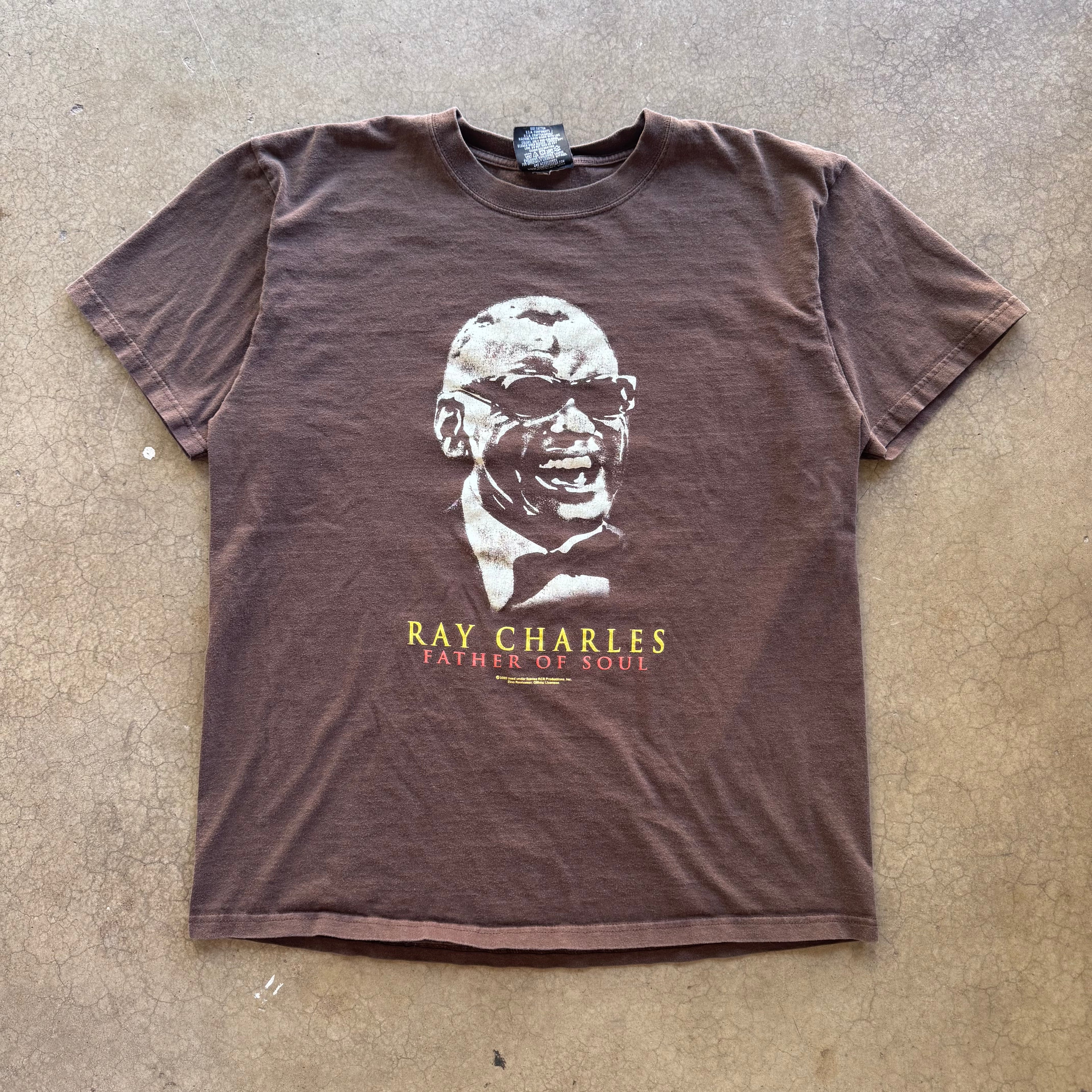 00s RAY CHARLES TEE - L