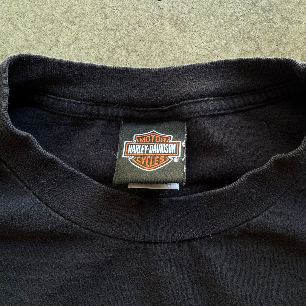 00s HARLEY DAVIDSON FLAMES LONGSLEEVE - XXL