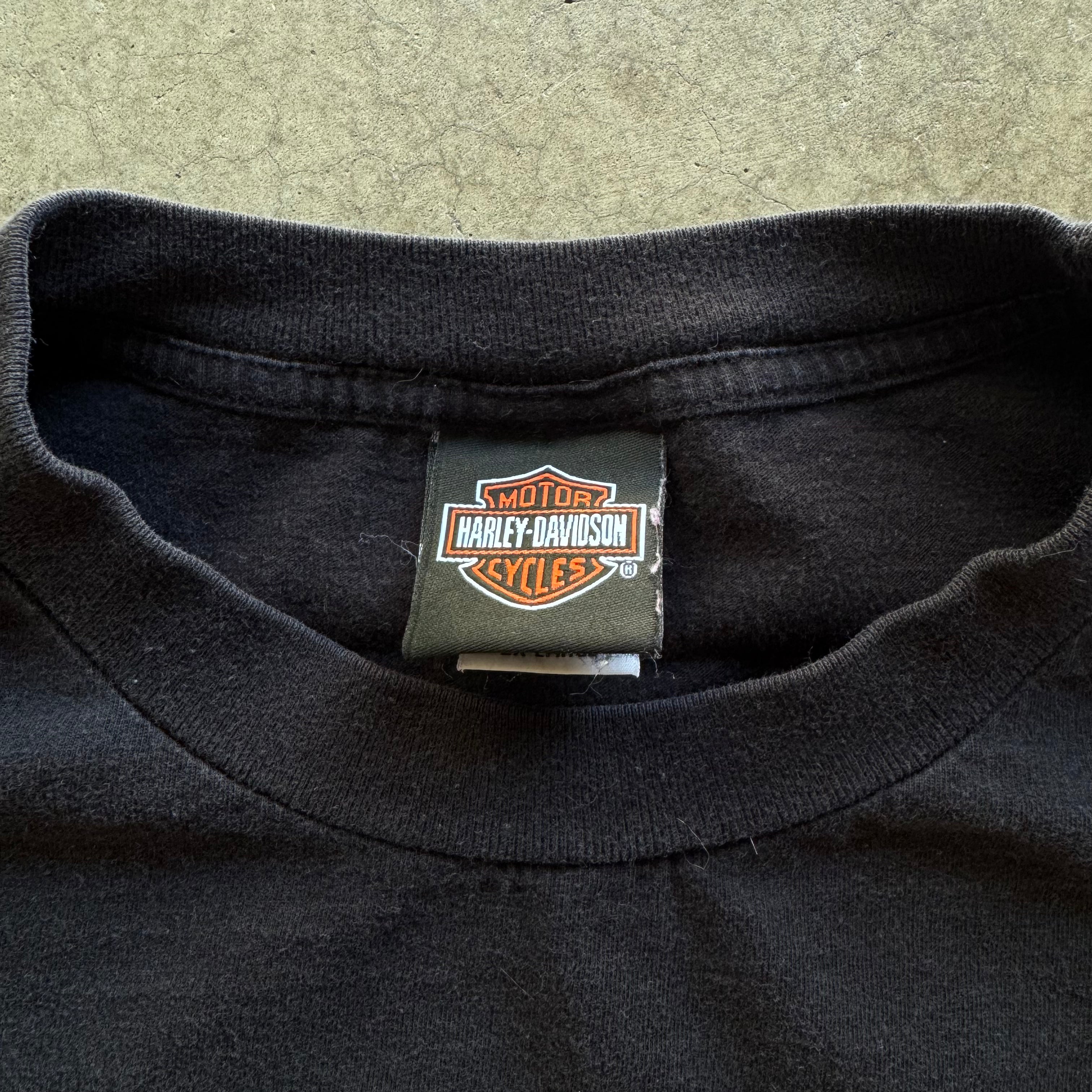 00s HARLEY DAVIDSON FLAMES LONGSLEEVE - XXL