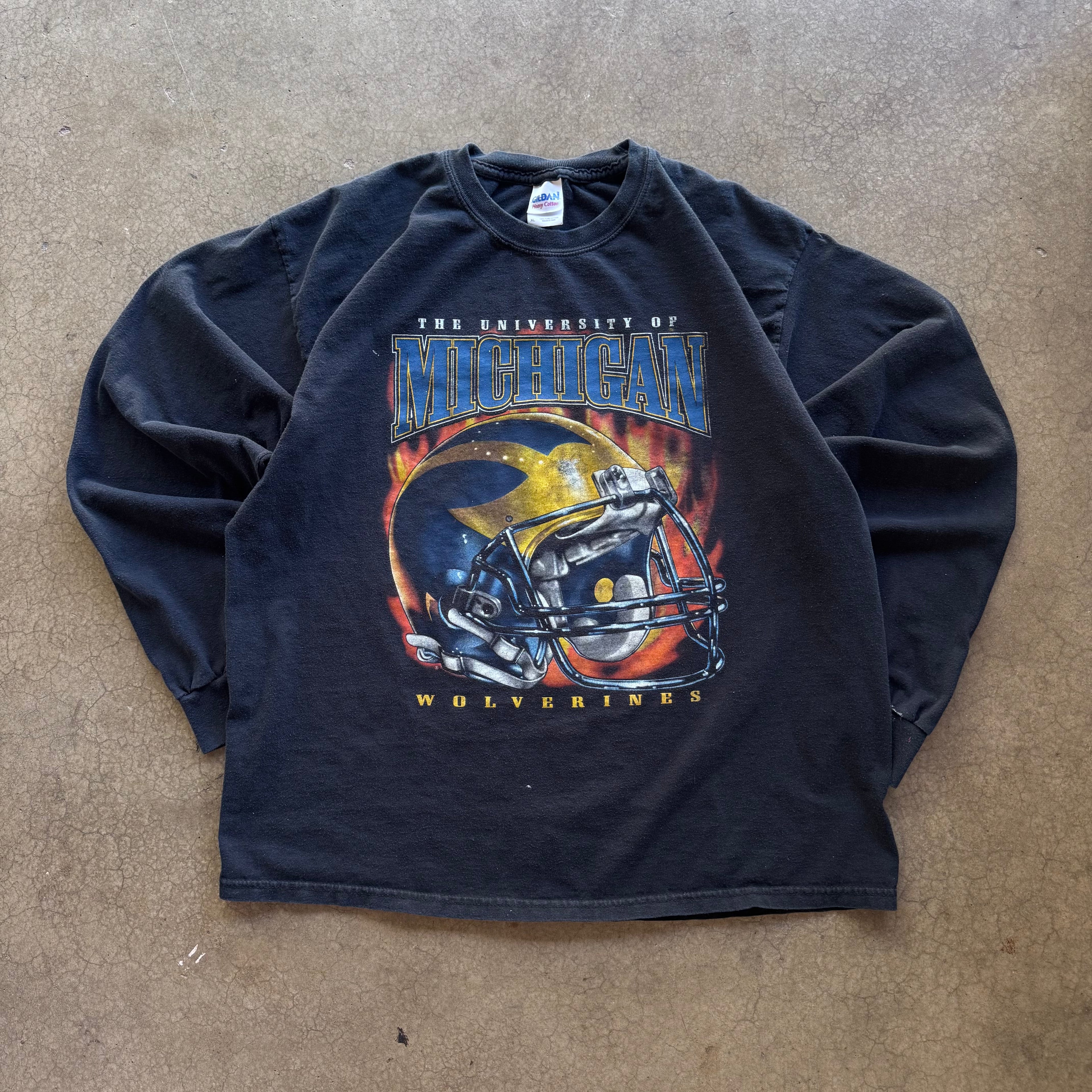 90s MICHIGAN LONGLSLEEVE TEE - XL