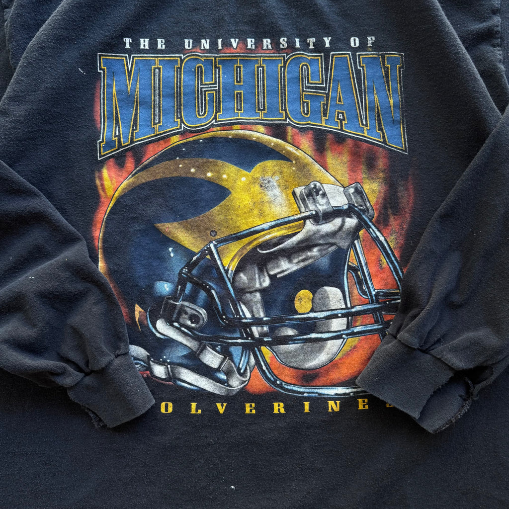 90s MICHIGAN LONGLSLEEVE TEE - XL