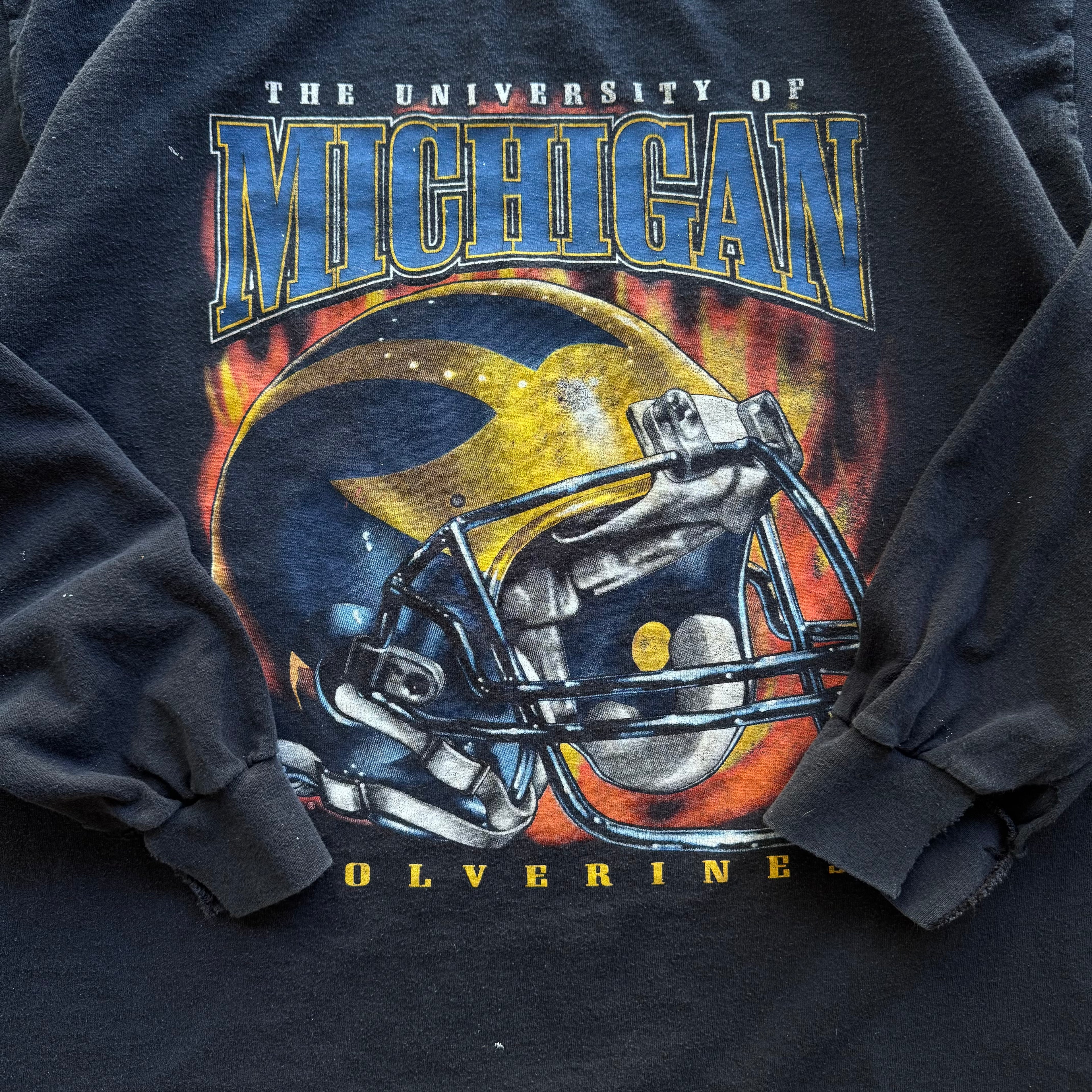 90s MICHIGAN LONGLSLEEVE TEE - XL