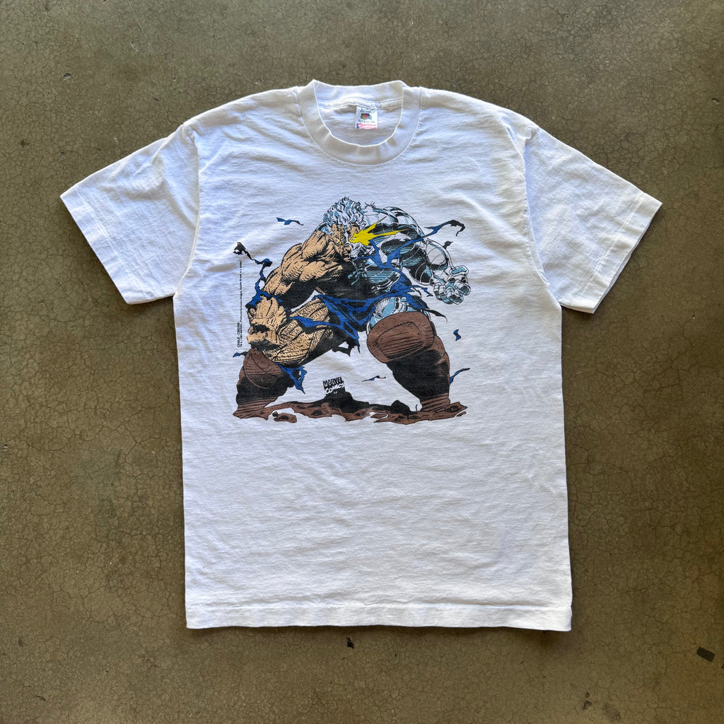 90s CABLE MARVEL TEE - L