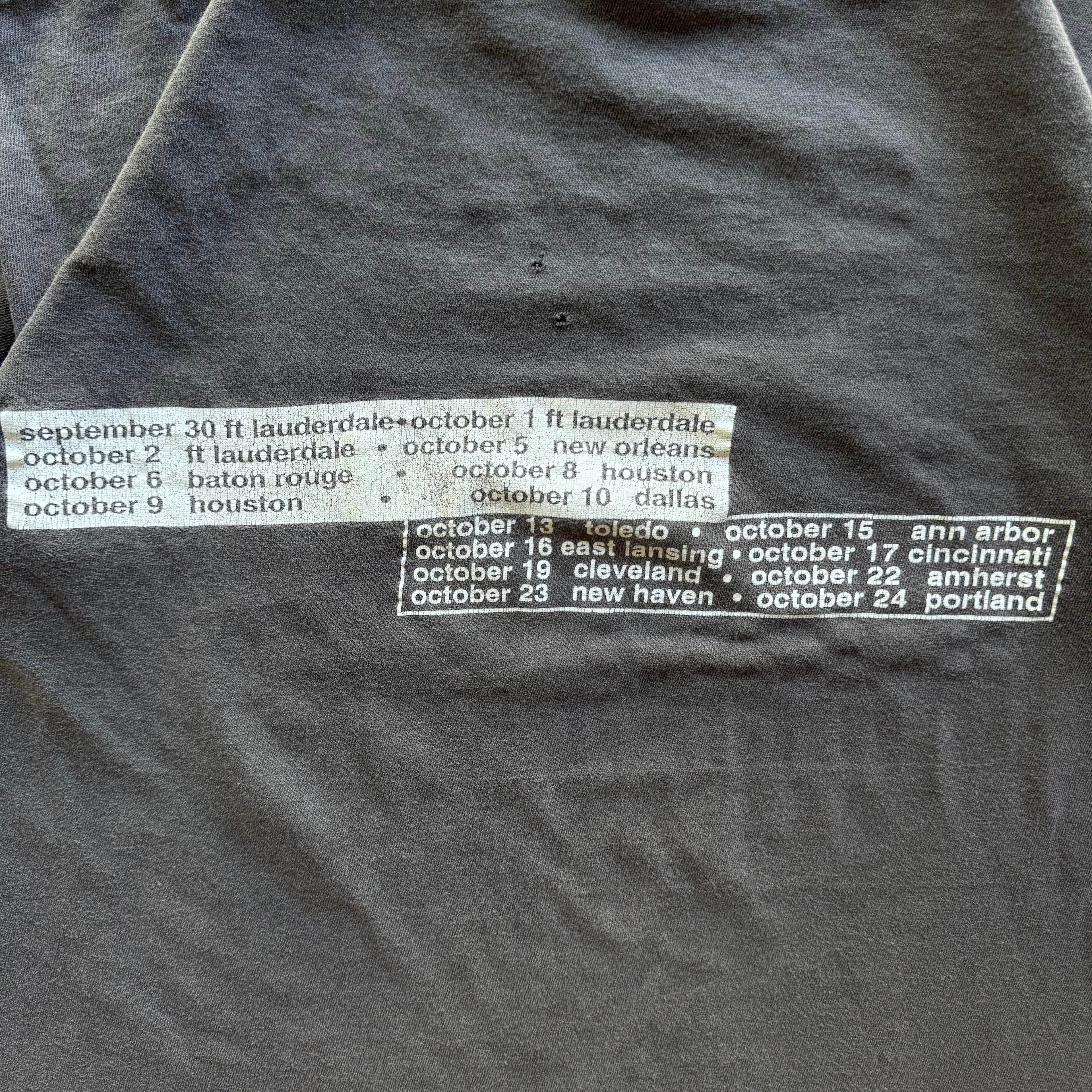 90S ELTON JOHN RAY COOPER TOUR TEE - L