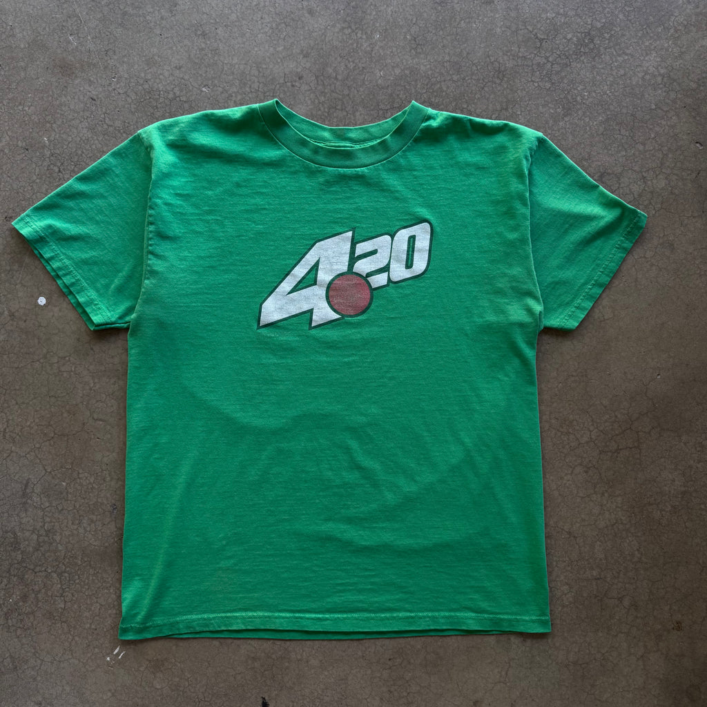90s 4 20 7UP SPOOF TEE - L