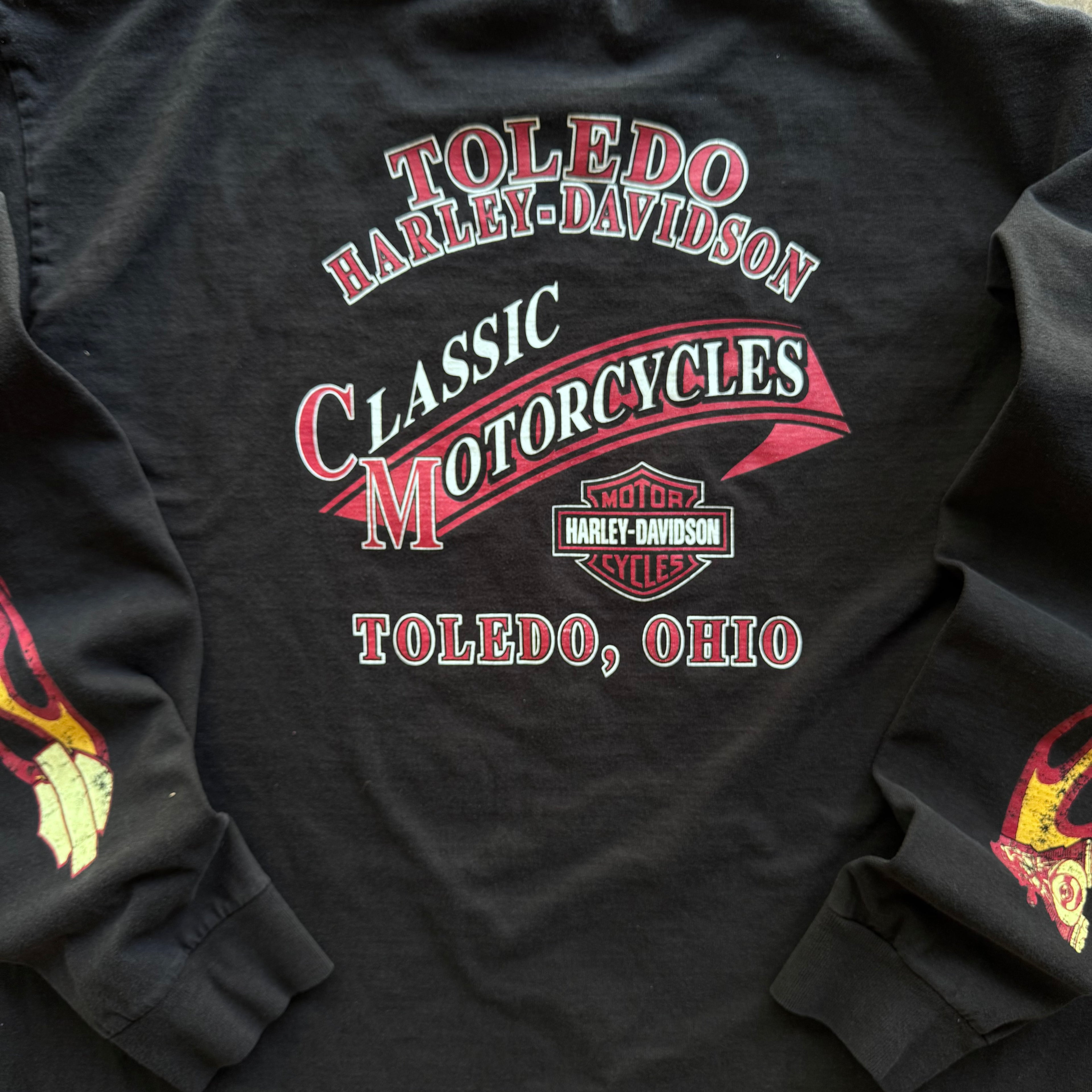 00S HARLEY TOLEDO FLAMES LONGSLEEVE - XL
