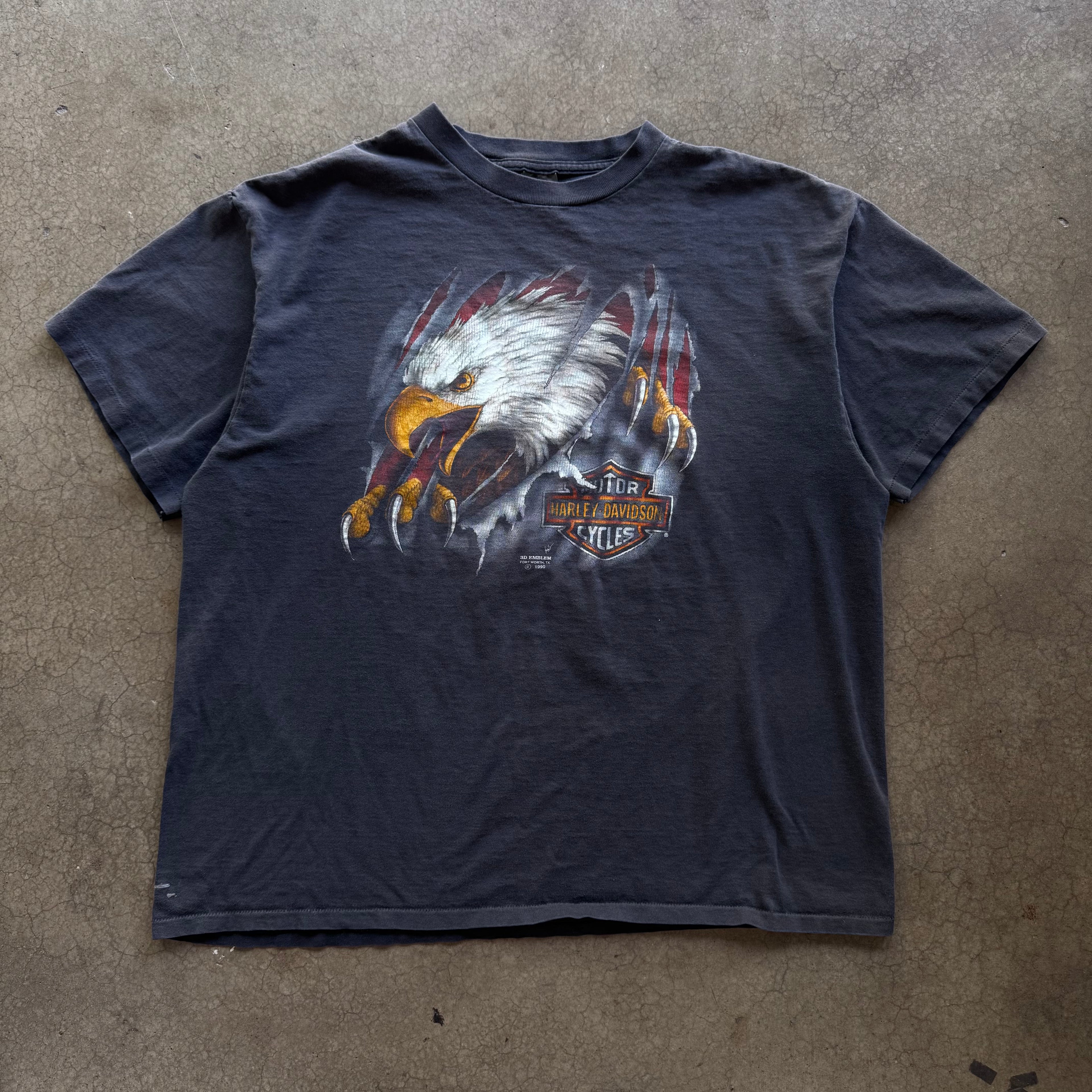 90s 3D EMBLEM EAGLE TEE - XXL