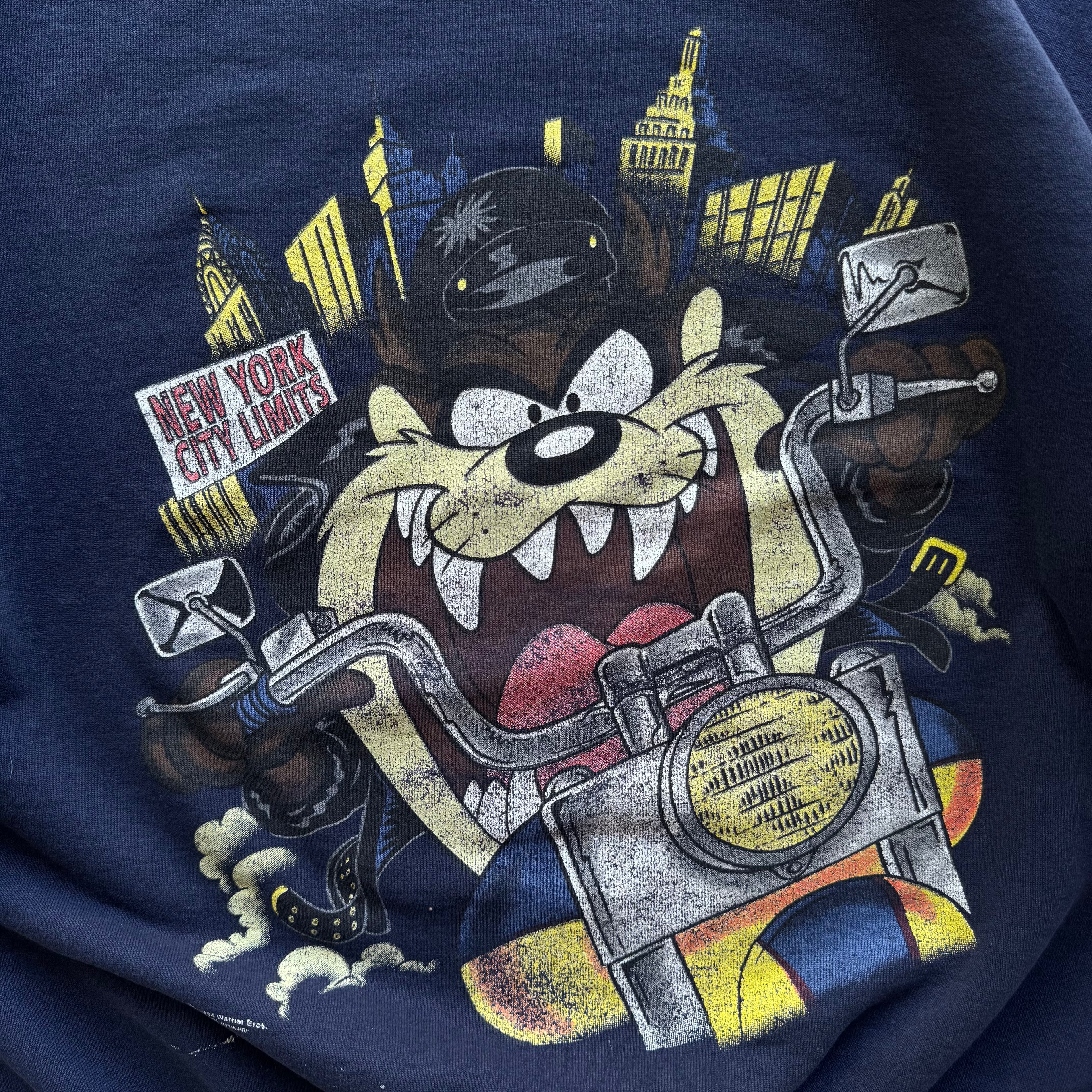 90s TAZ MOTORCYCLE CREWNECK - XL