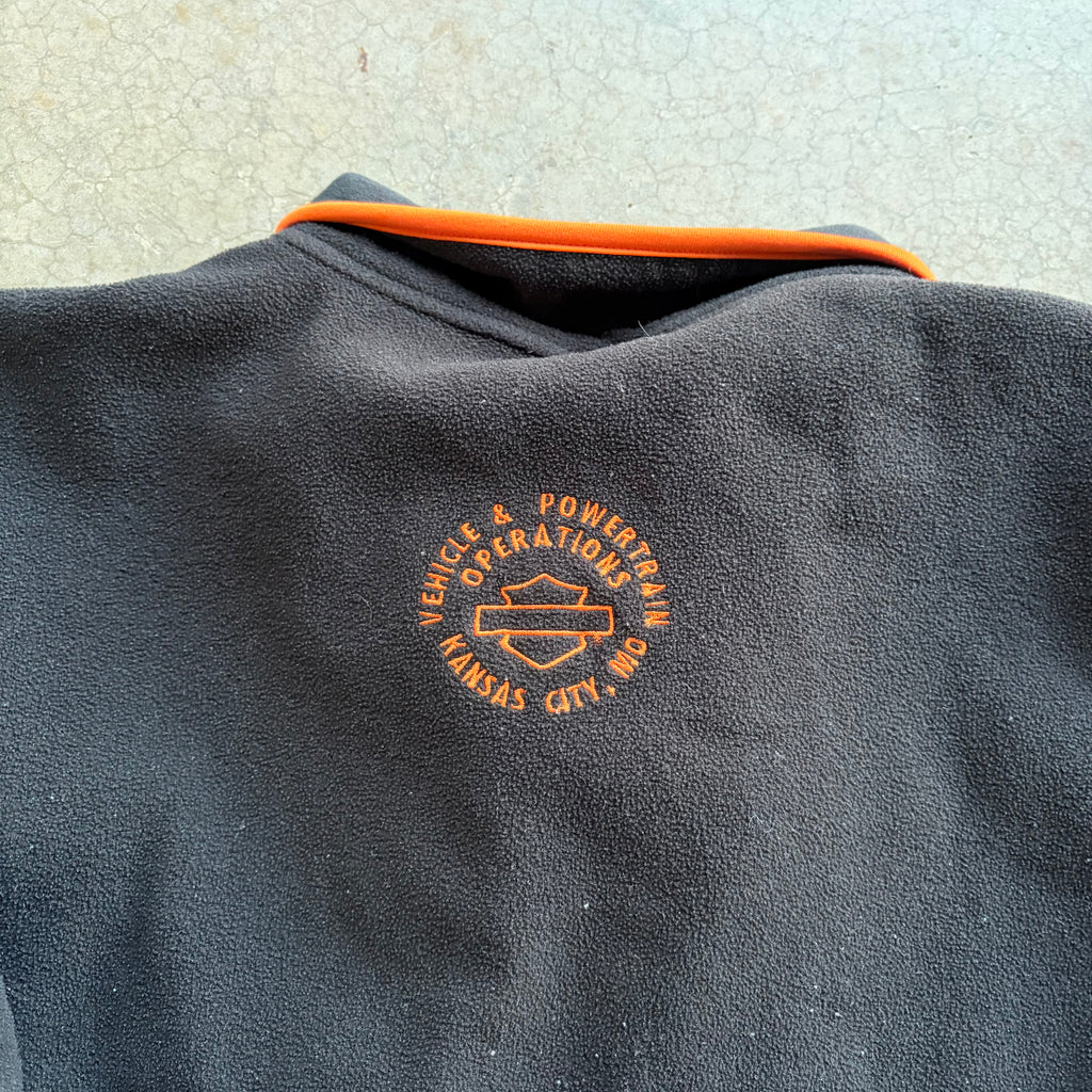 00s HARLEY DAVIDSON QUARTER ZIP - L