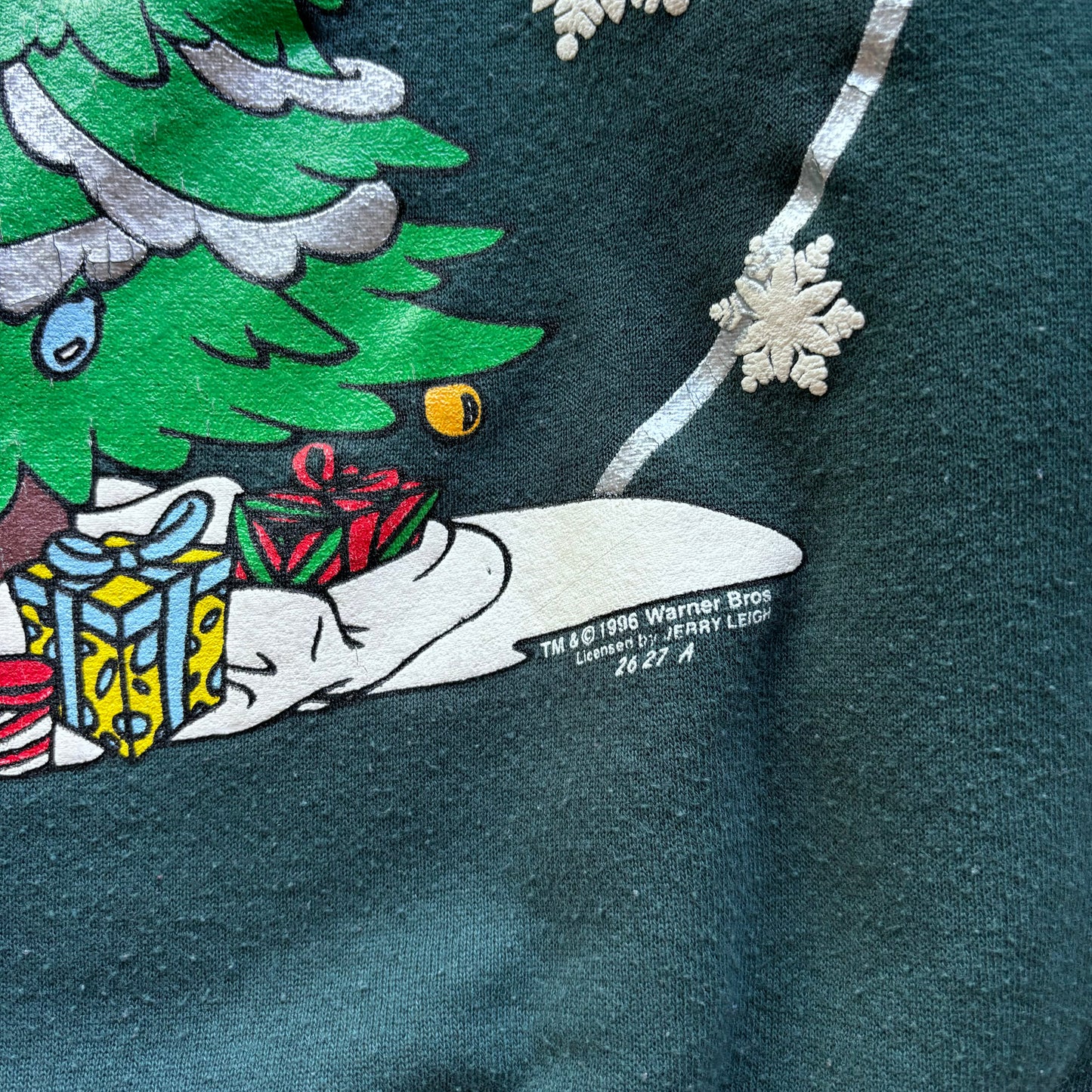 VINTAGE LOONEY TUNES CHRISTMAS CREWNECK - XL