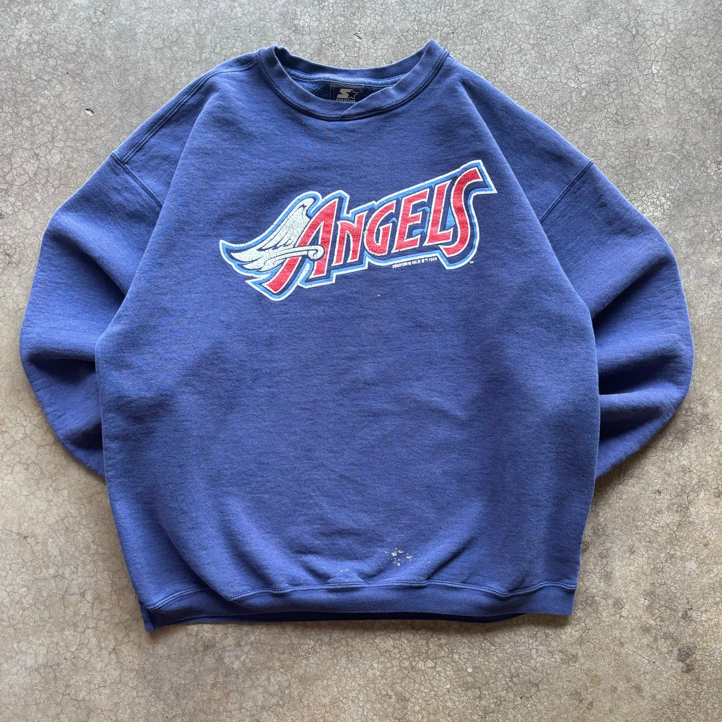 VINTAGE LOS ANGELES ANGELS CREW - XL