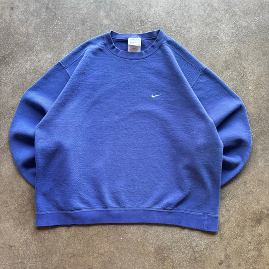 VINTAGE BLUE NIKE CREW - XL