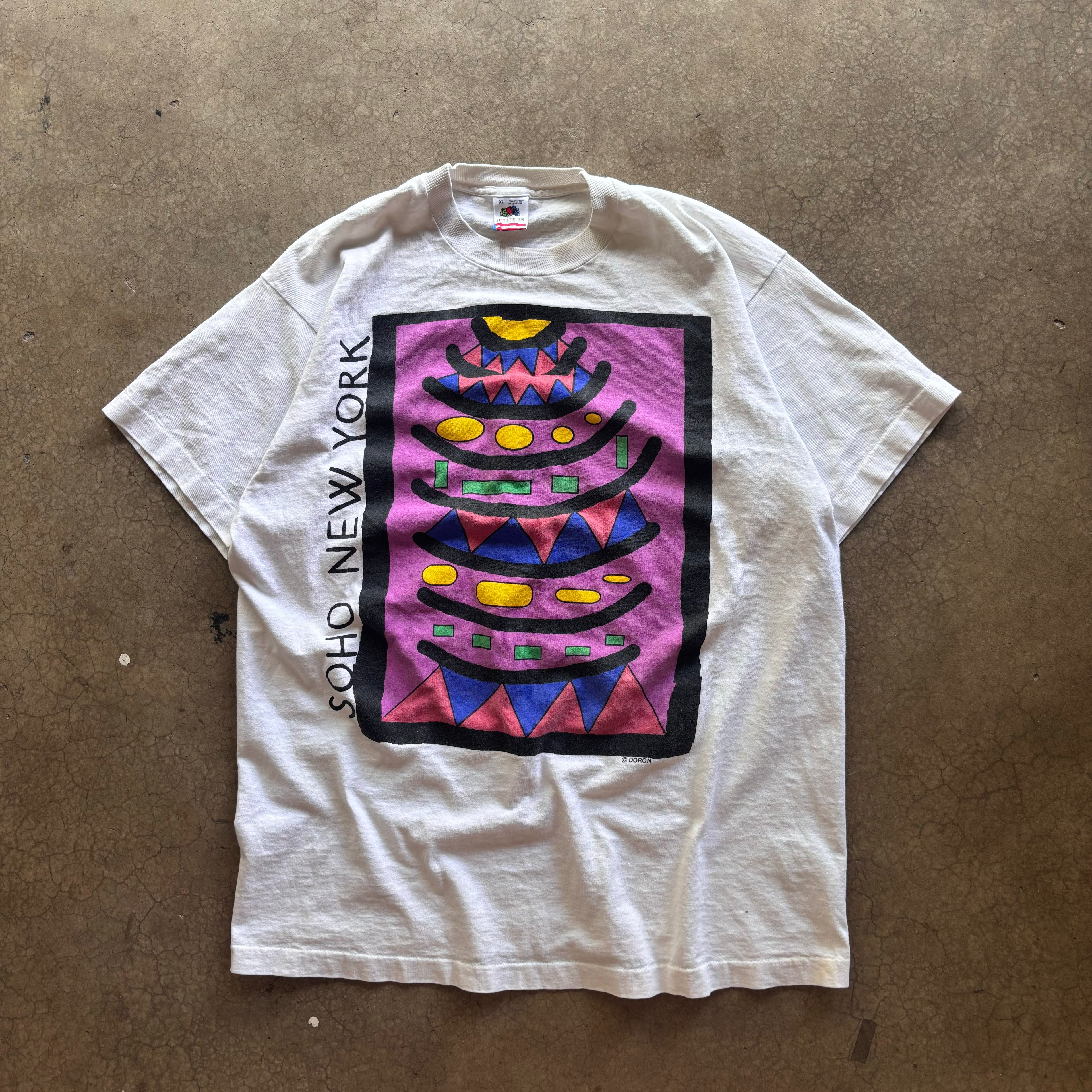 90s VINTAGE NEW YORK SOHO TEE - XL