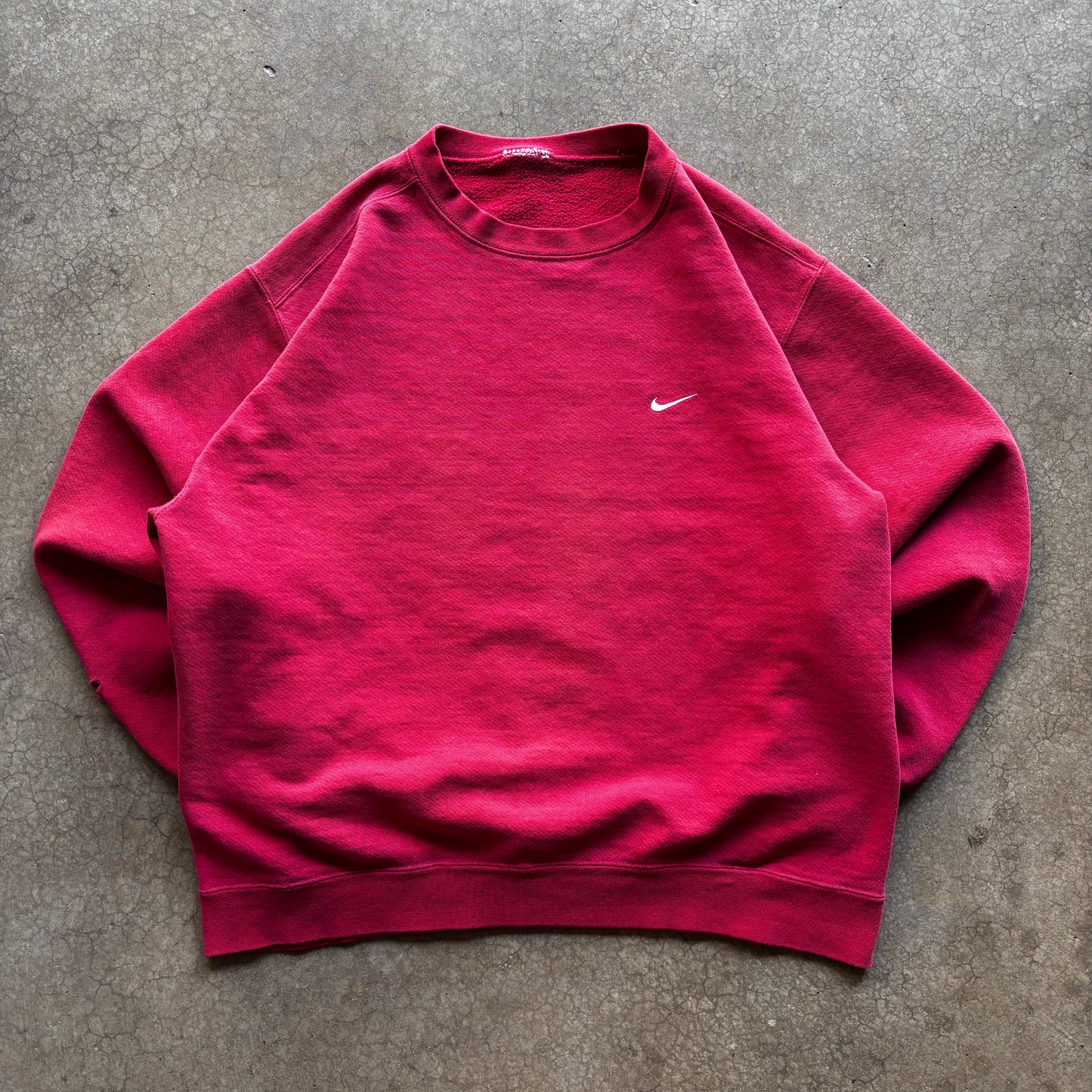 VINTAGE RED NIKE CREW - XL