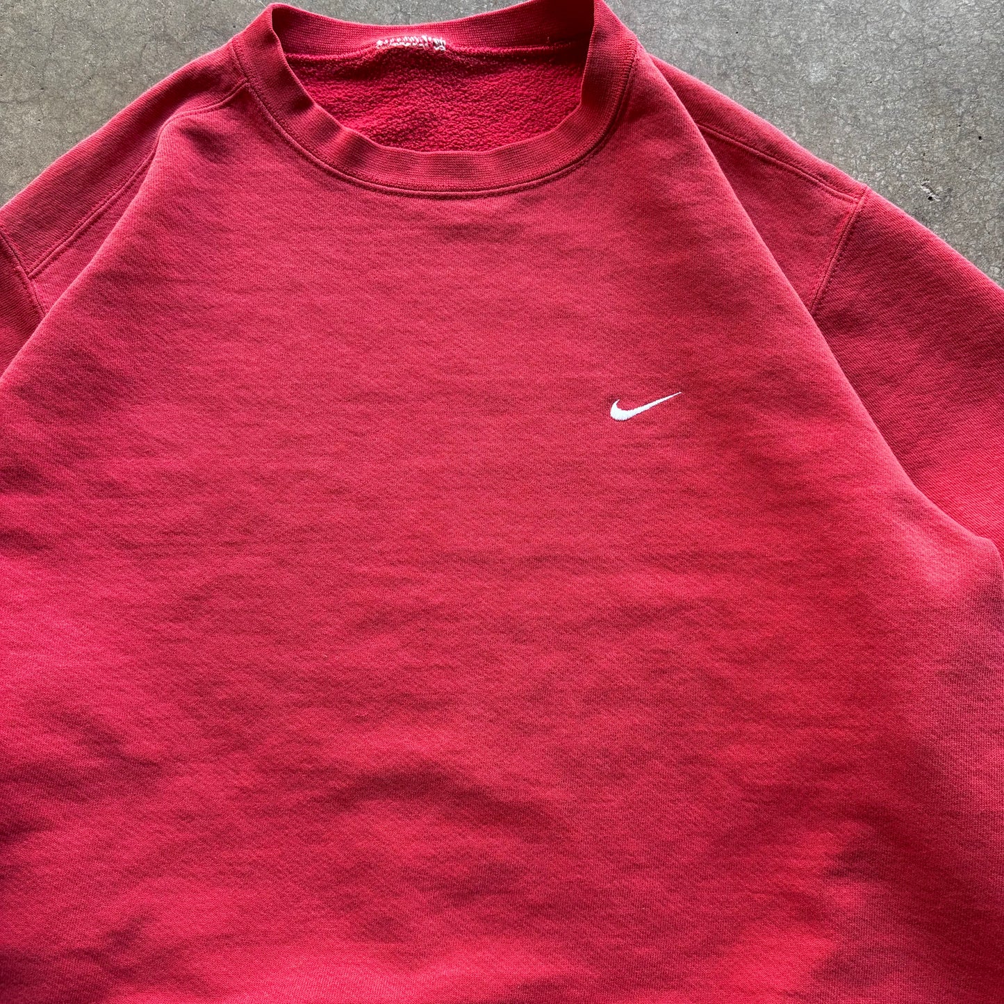 VINTAGE RED NIKE CREW - XL