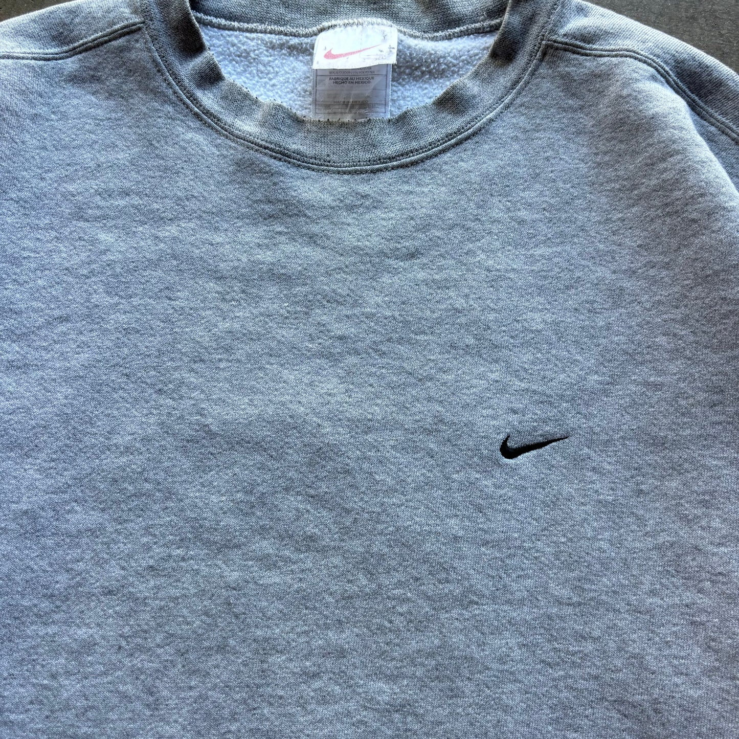 VINTAGE GRAY NIKE CREW - XL