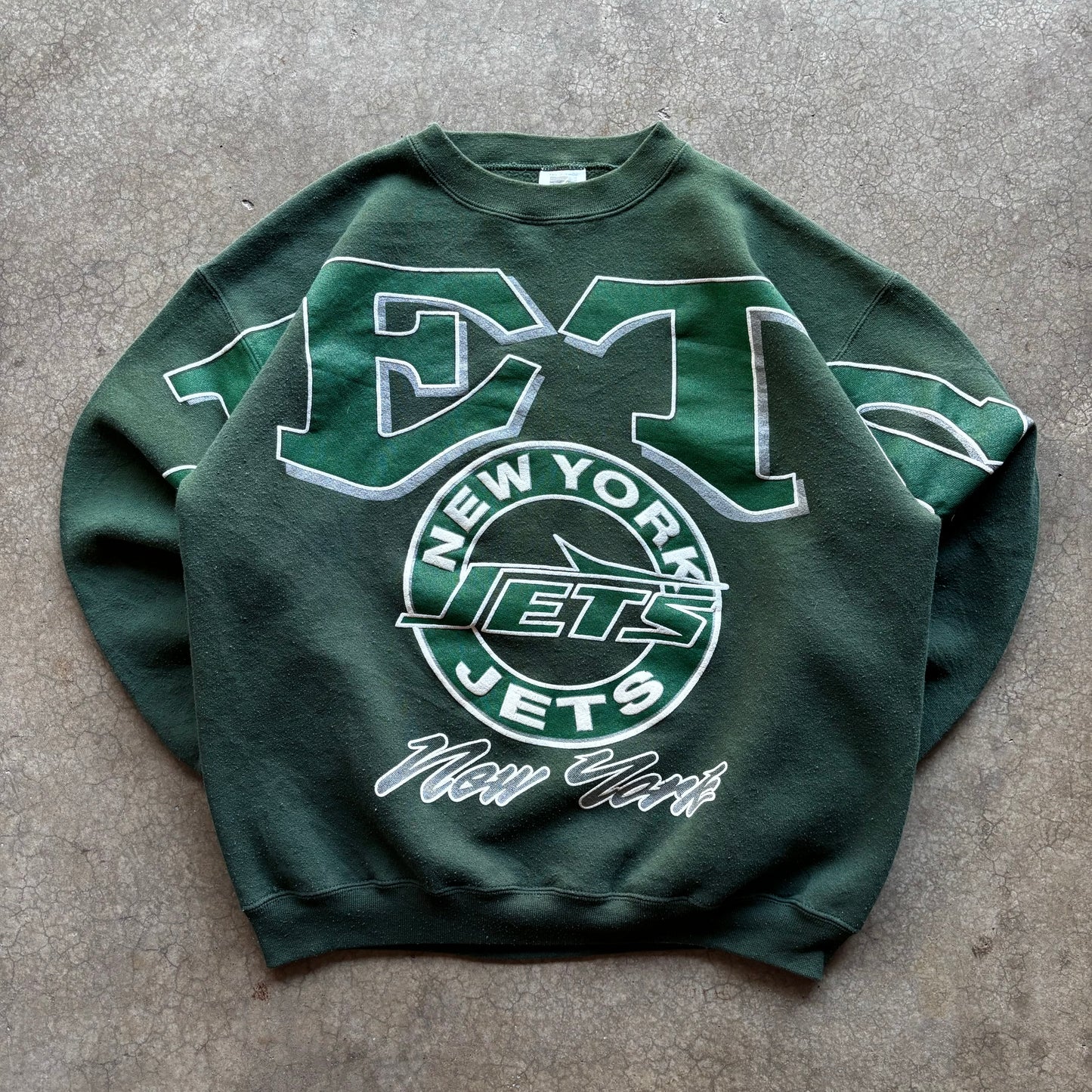 VINTAGE JETS SLEEVE TO SLEEVE CREW - L