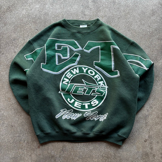 VINTAGE JETS SLEEVE TO SLEEVE CREW - L