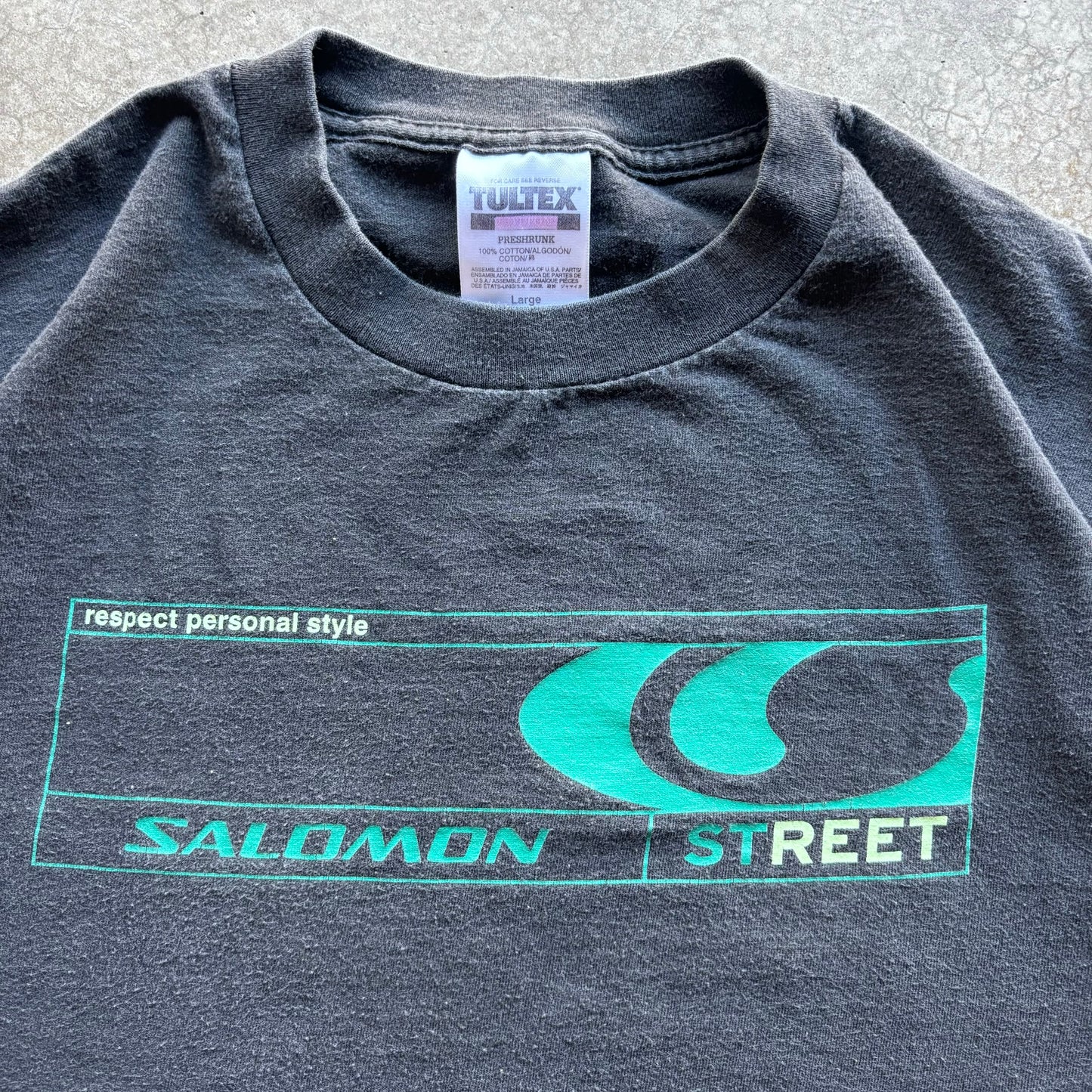 VINTAGE SALOMON STREET TEE - L