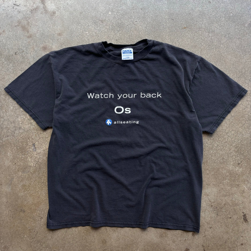 90s WATCH YOUR BACK SPINE TEE - XL