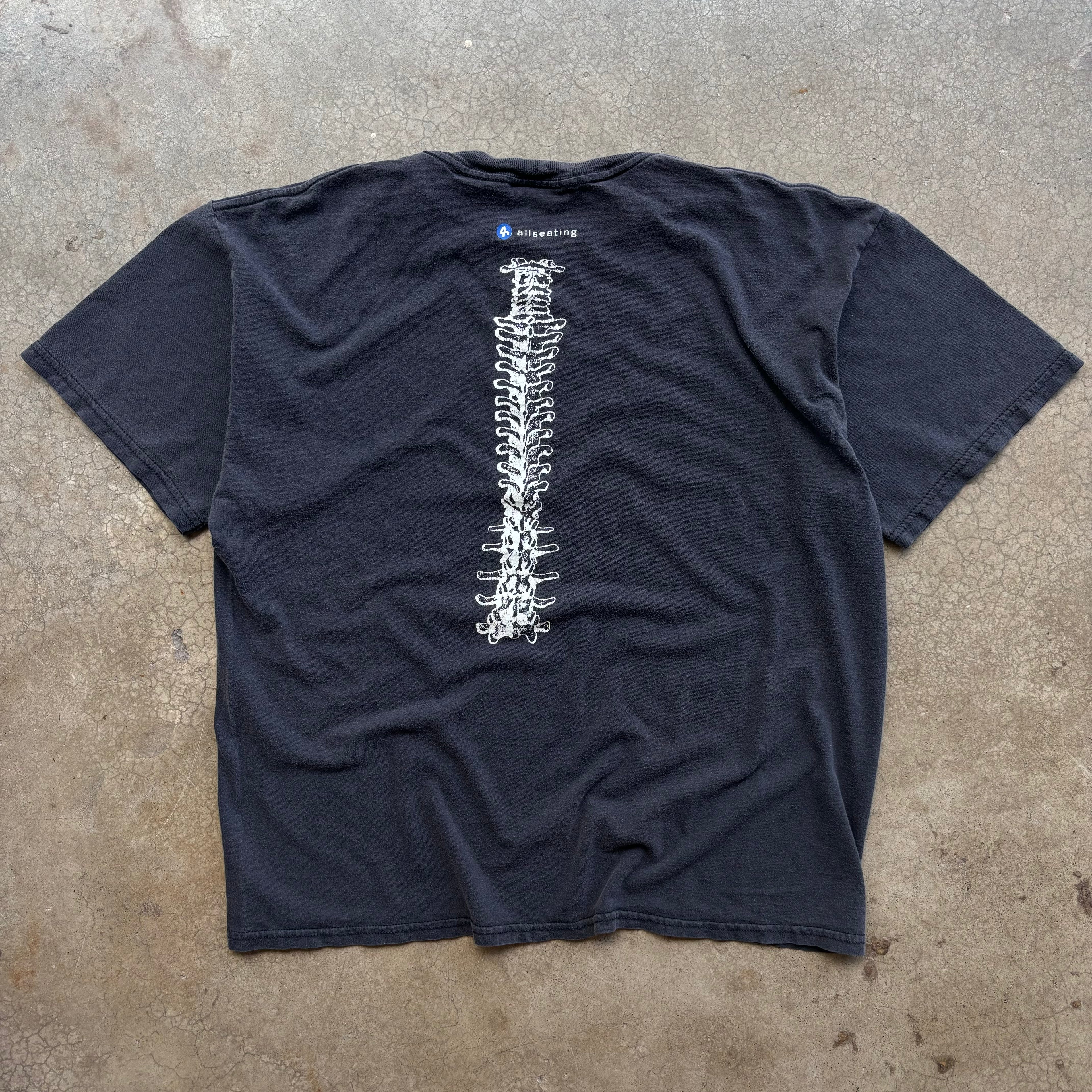 90s WATCH YOUR BACK SPINE TEE - XL