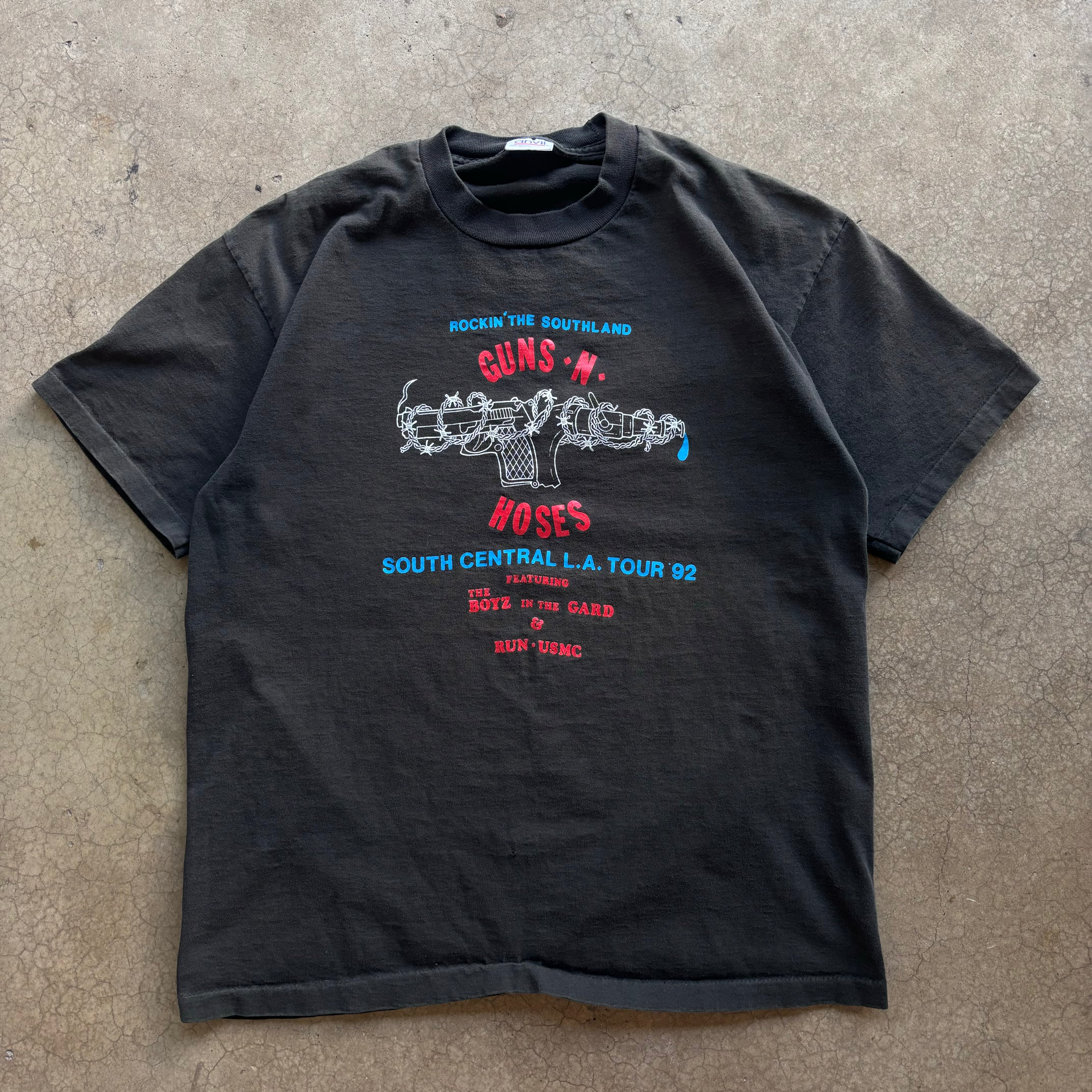 90s GUNS N HOSES TEE - XL