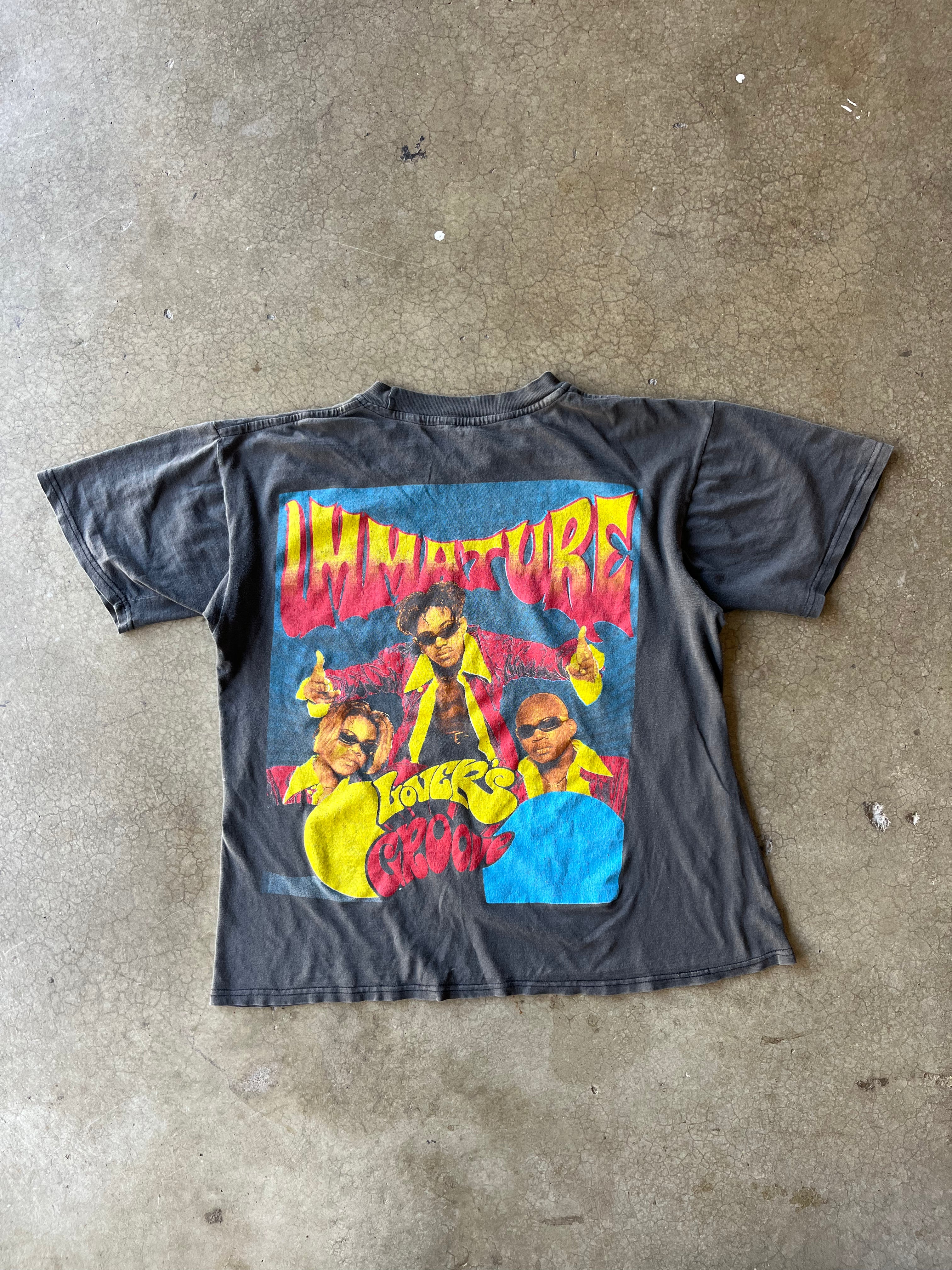 90S IMMATURE RAP TEE - L