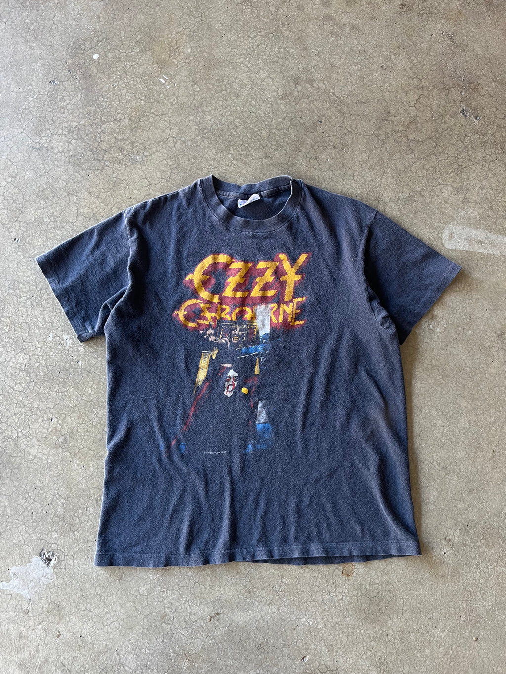 80S OZZY OZBOURNE "SPEAK OF THE DEVIL" TEE - L