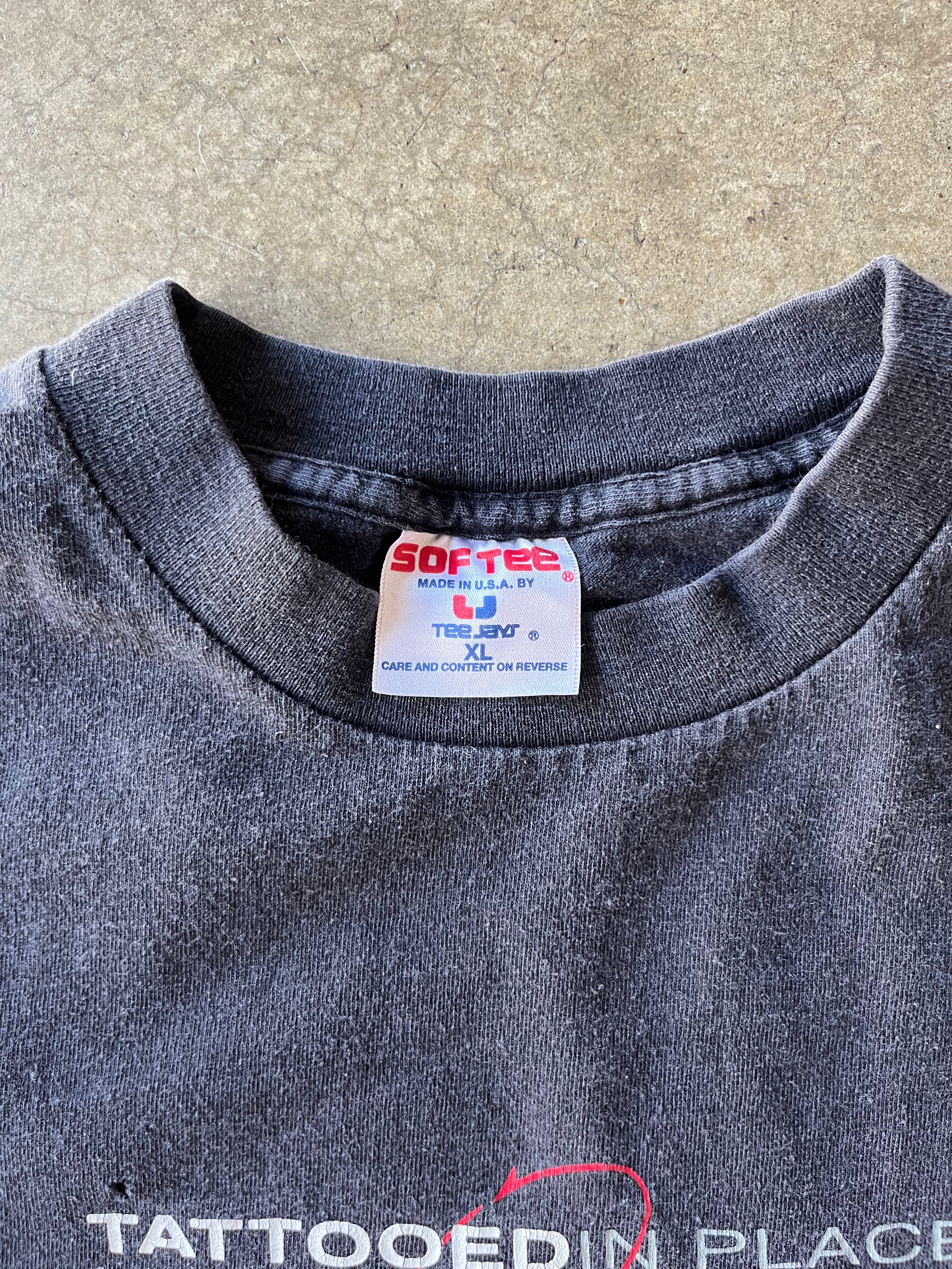 90S TATTOOED IN PLACES YOU'D LOVE TO LICK TEE - XL