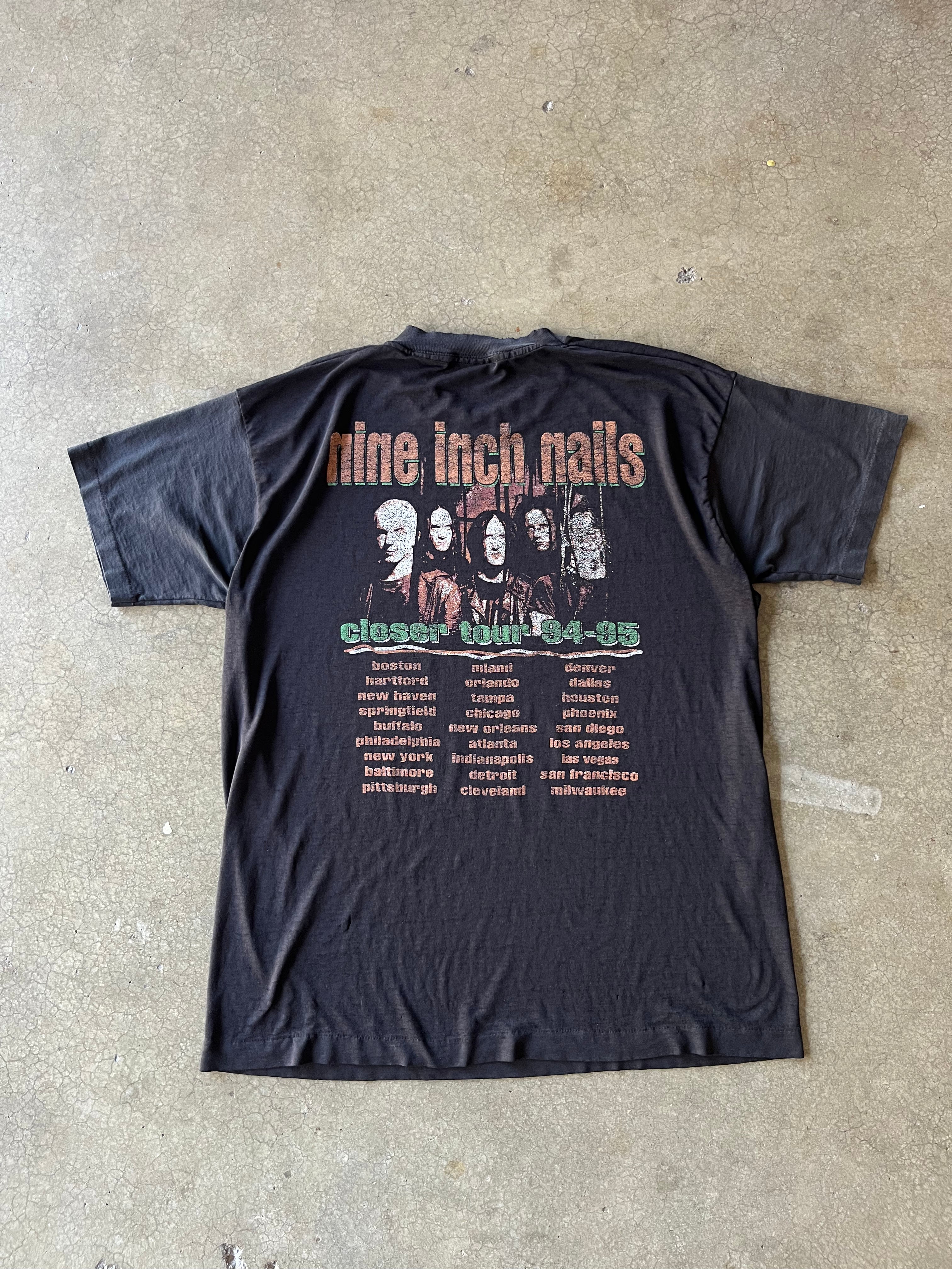 90S NINE INCH NAILS BAND TEE - XL
