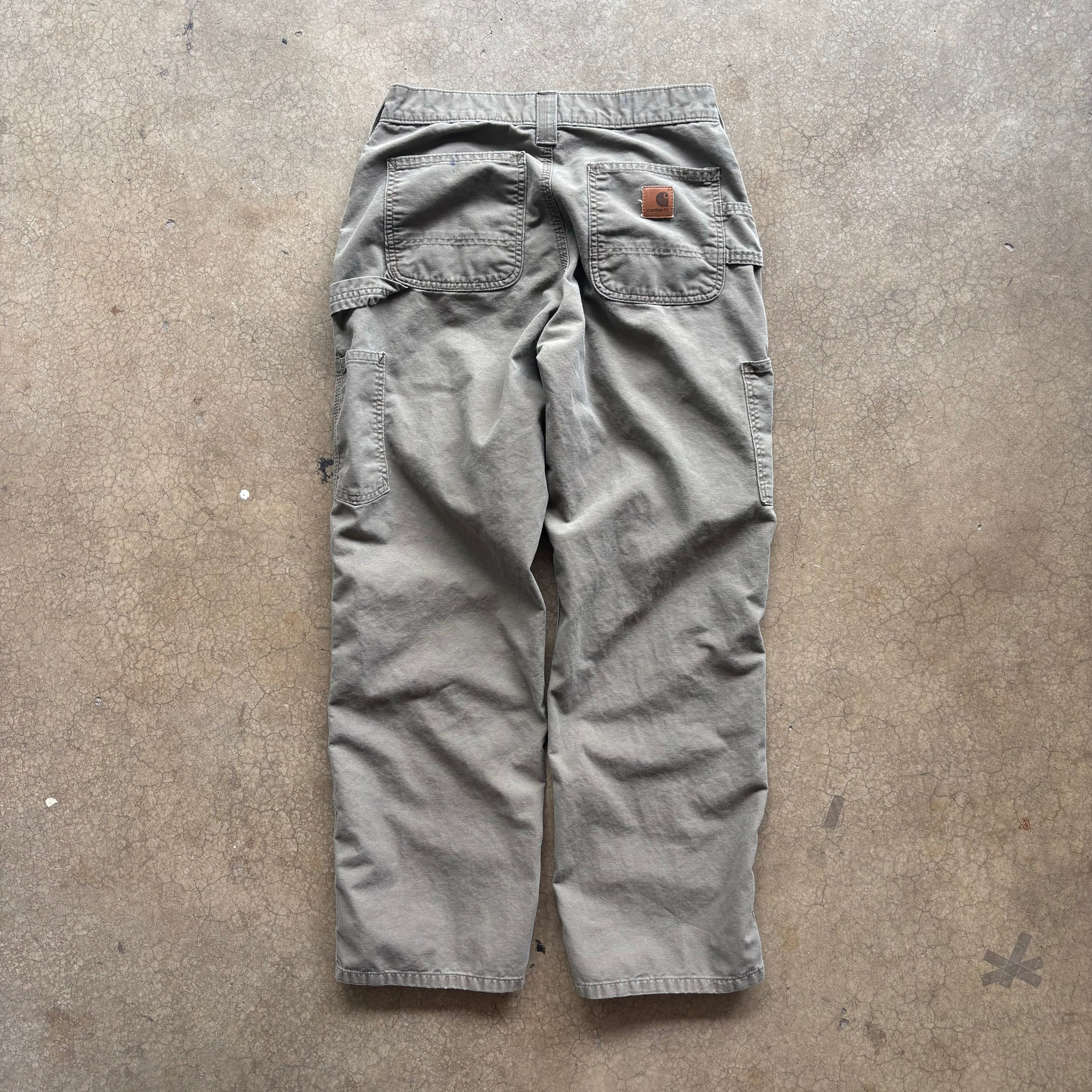 90s BROWN CARHARTT PANTS - 30X29