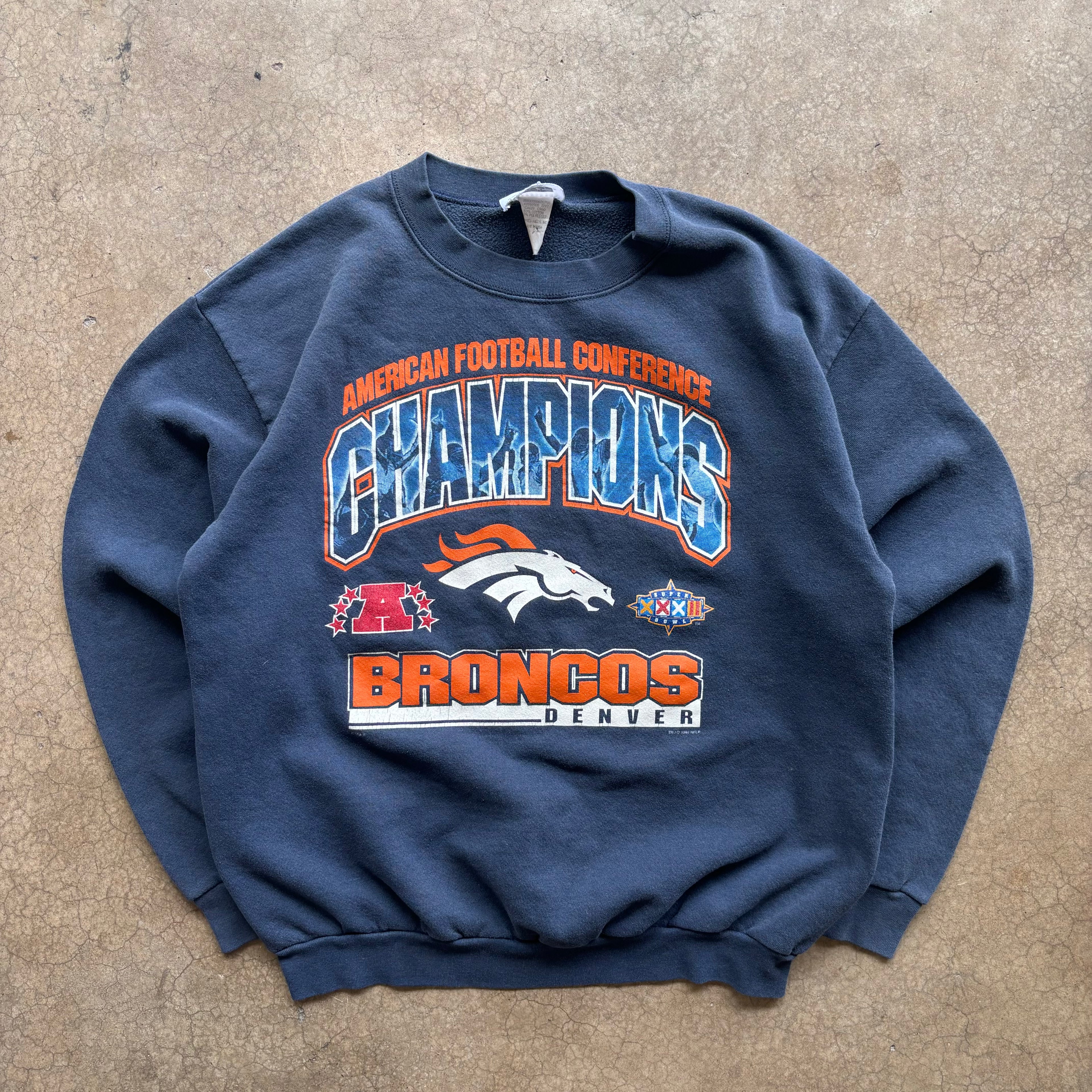 90s DENVER BRONCOS CREWNECK - L