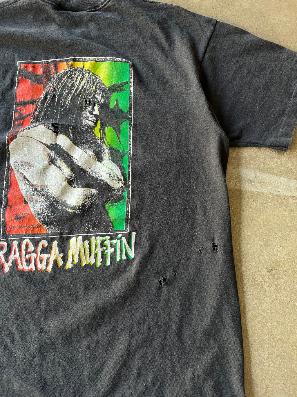 90S RAGGA MIIFFIN TEE - L