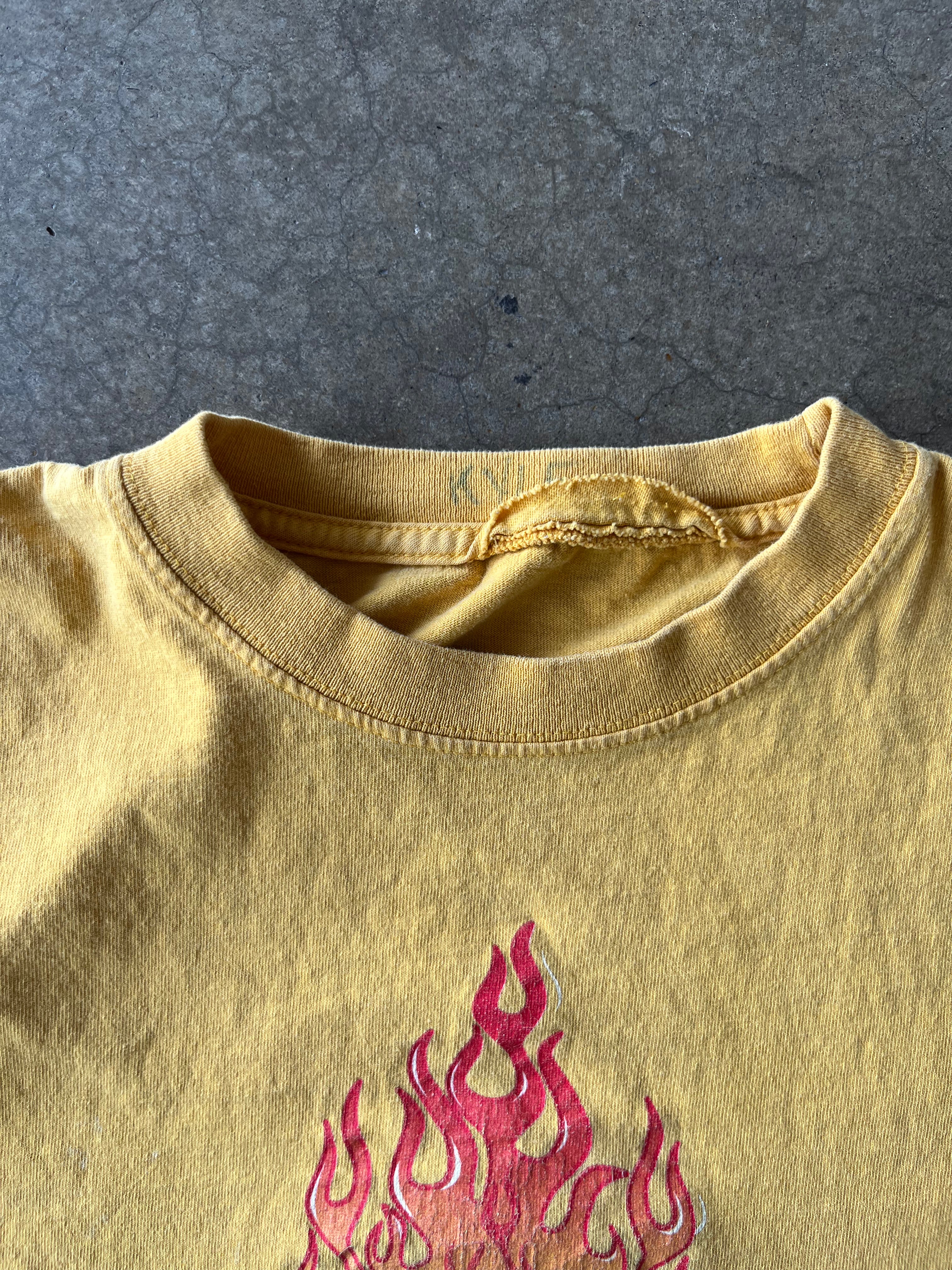 00S JNCO FLAME GRAPHIC TEE - L