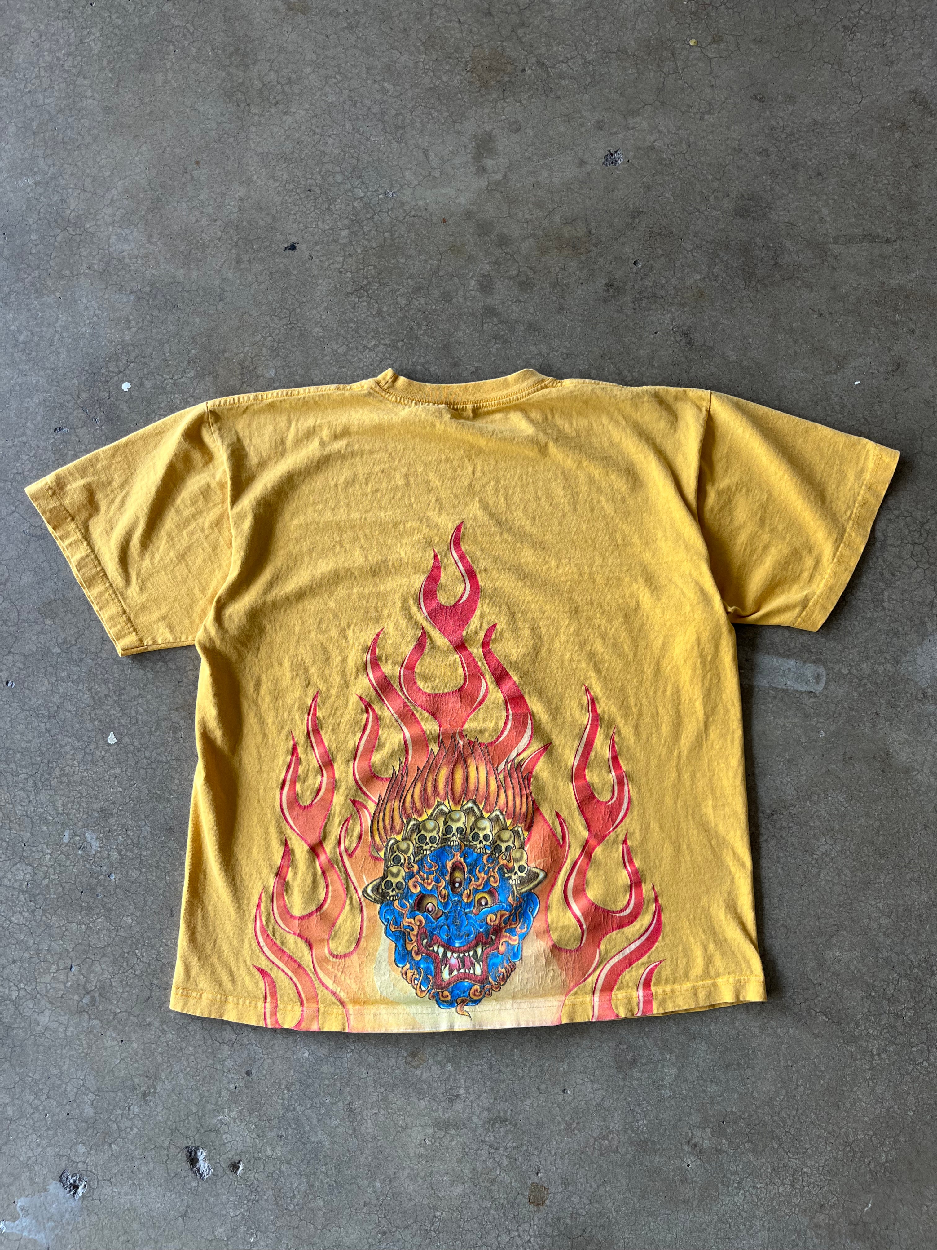 00S JNCO FLAME GRAPHIC TEE - L