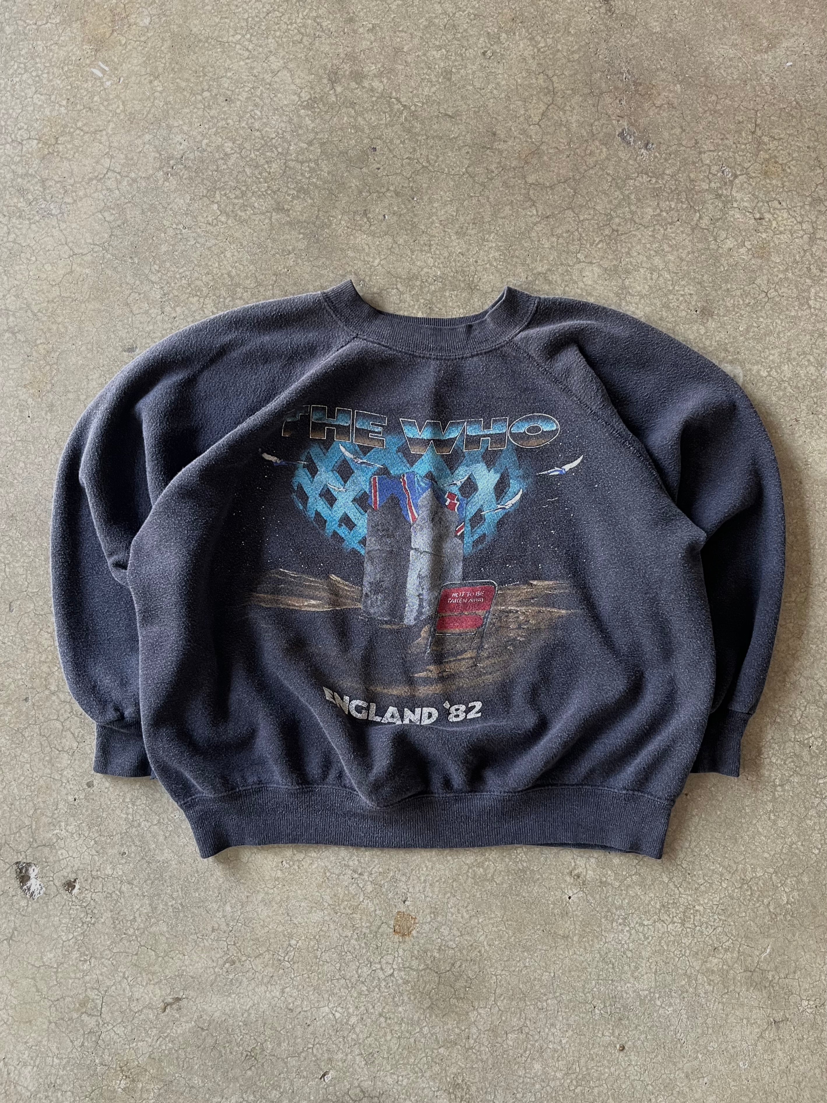 80S THE WHO BAND CREWNECK - M