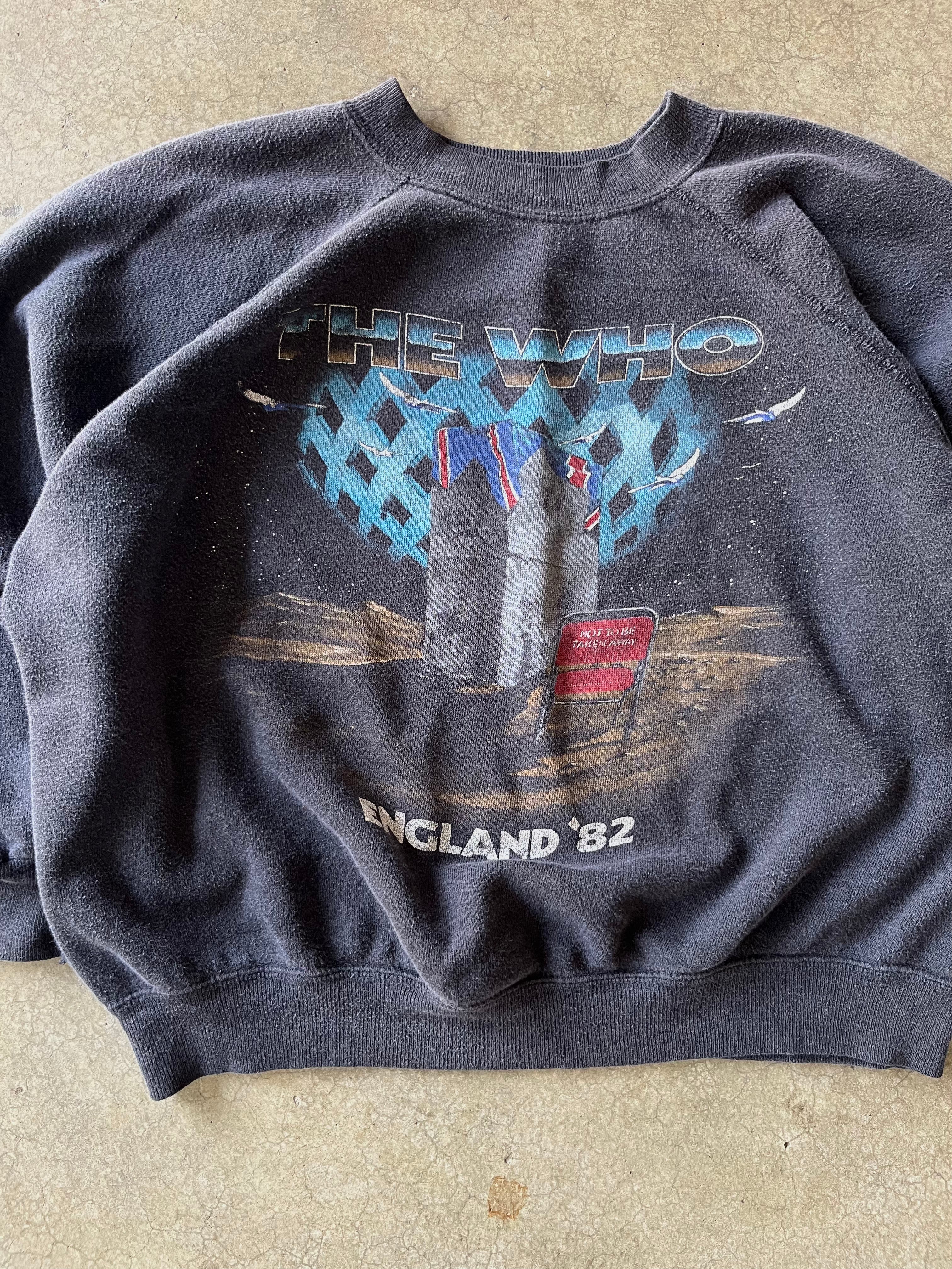 80S THE WHO BAND CREWNECK - M